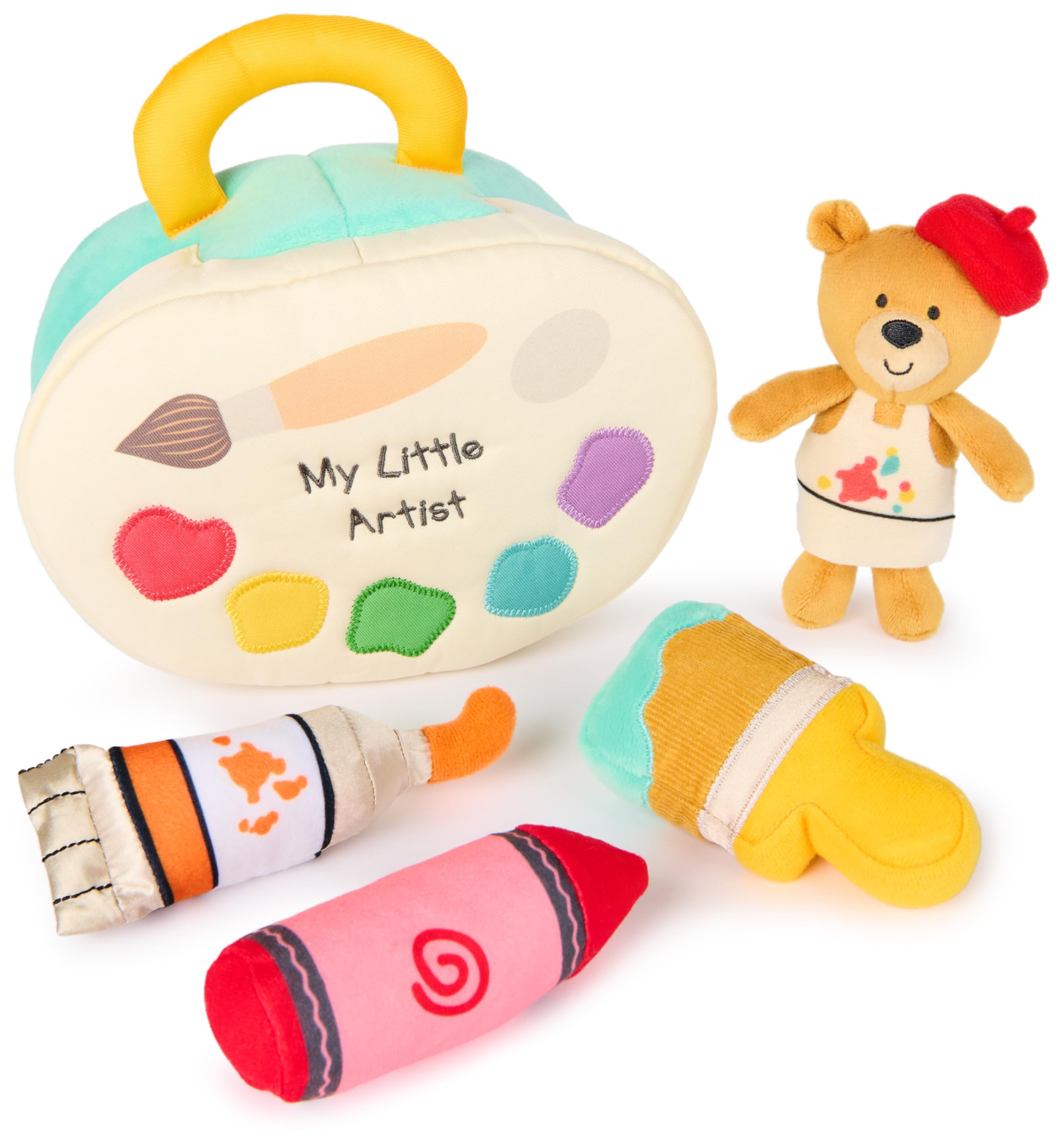 Set De Juego De Peluche Gund Baby My Little Artist Con Sonajero Y Chirriador - Venta Internacional.
