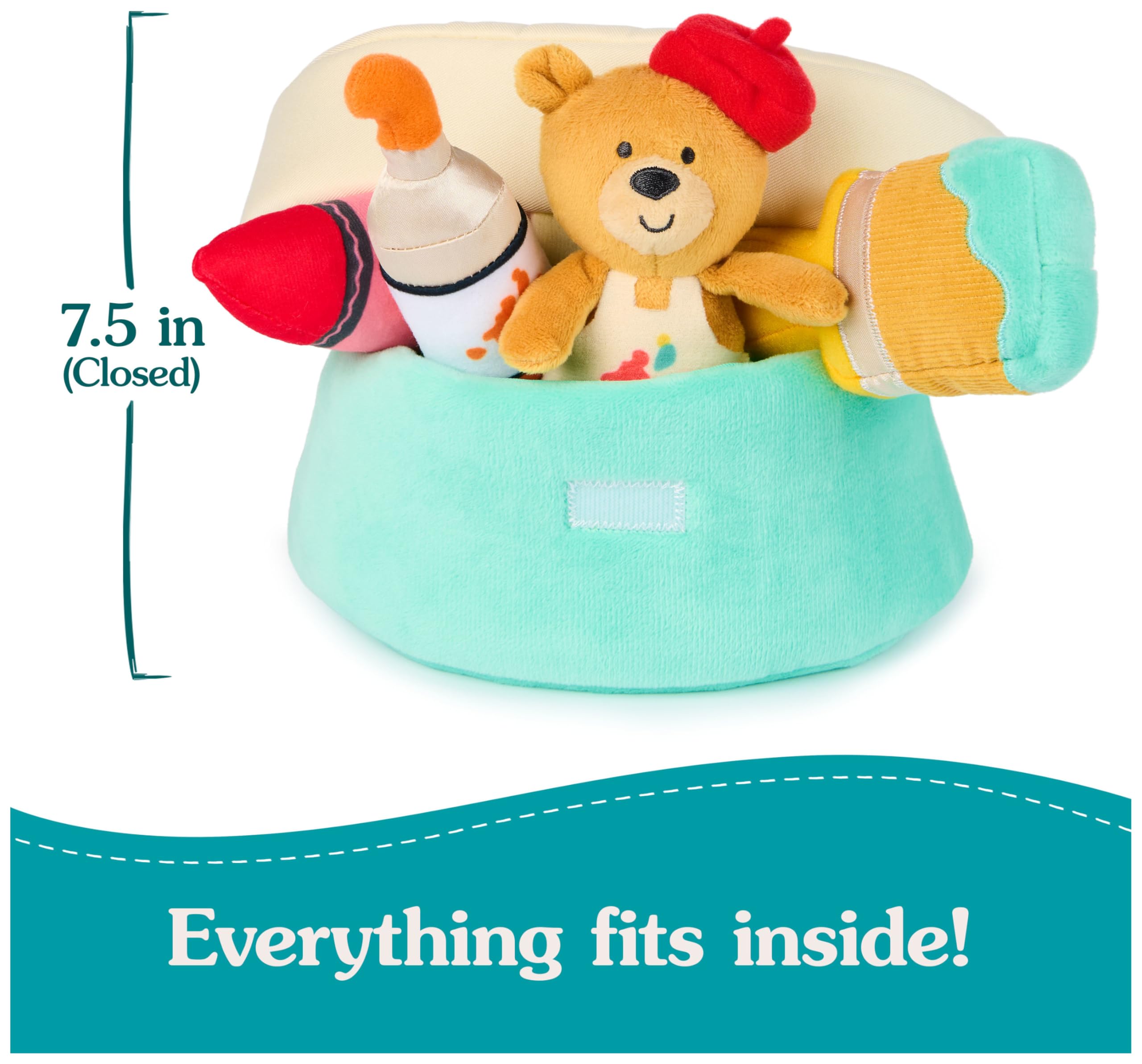 Foto 6 | Set De Juego De Peluche Gund Baby My Little Artist Con Sonajero Y Chirriador - Venta Internacional.