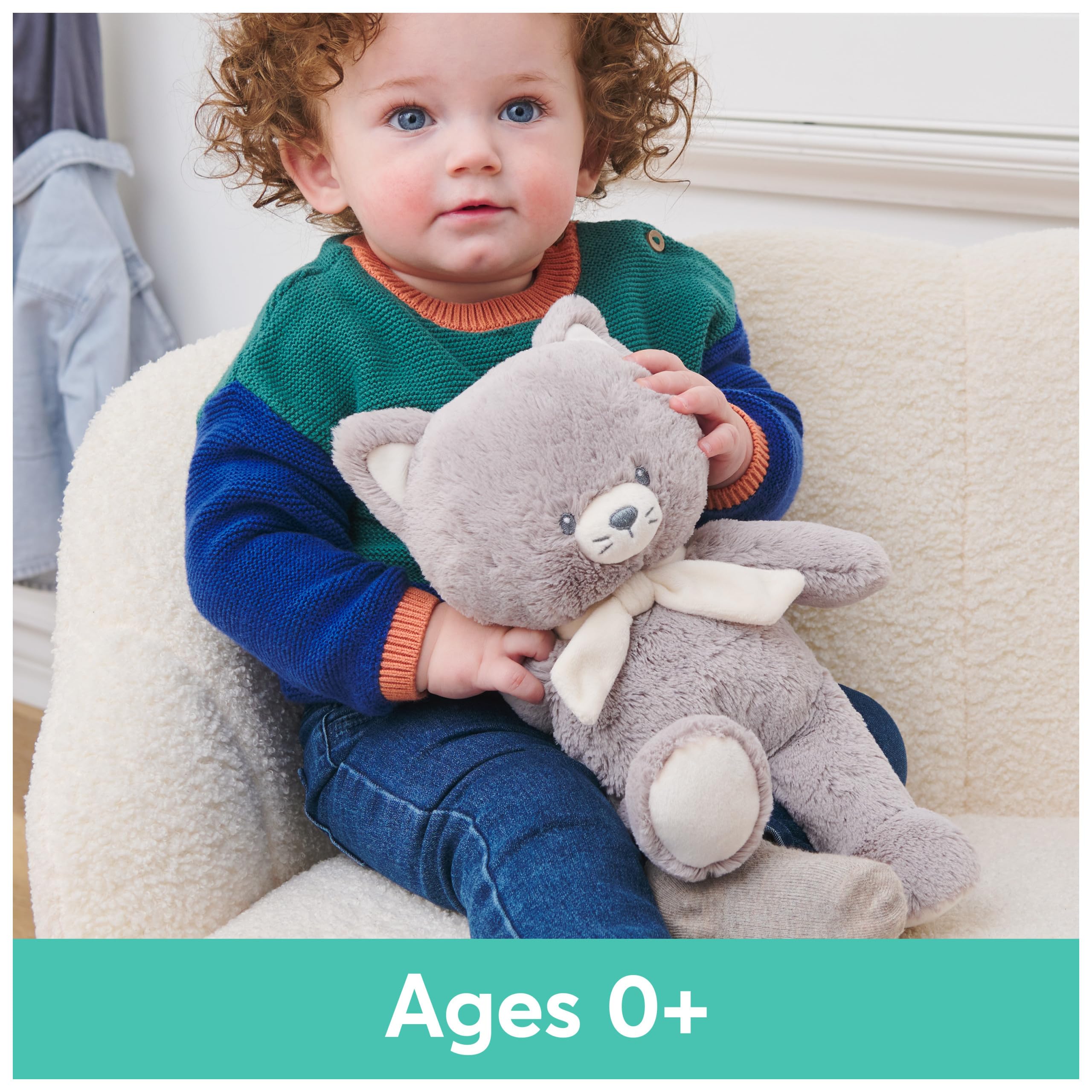 Foto 4 | Peluche De Peluche Gund Baby Sustainable Kitten 13 Pulgadas - Venta Internacional.