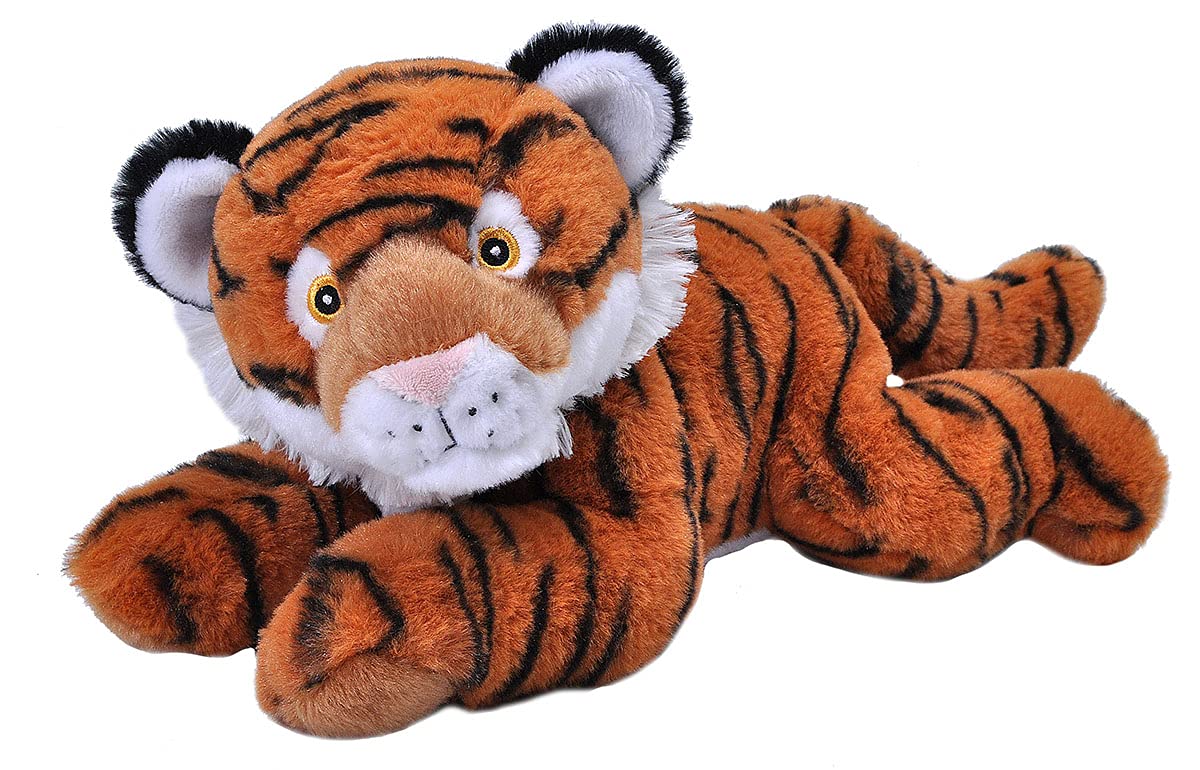 Peluche Wild Republic Ecokins Tiger De 30 Cm Con Material Reciclado - Venta Internacional.