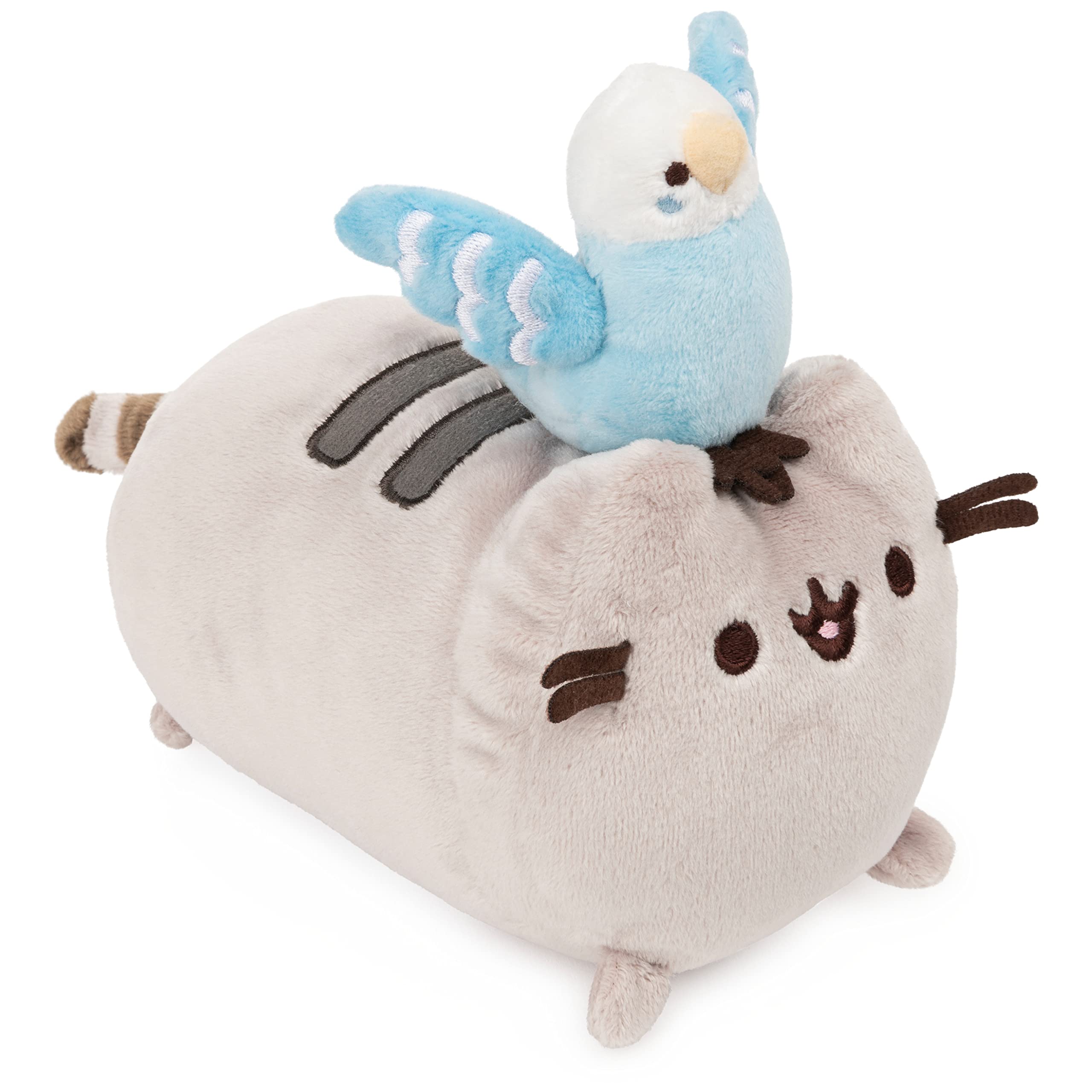 Foto 2 pulgar | Set De Peluche Gund Pusheen & Bo Parakeet Best Friend De 15 Cm - Venta Internacional.