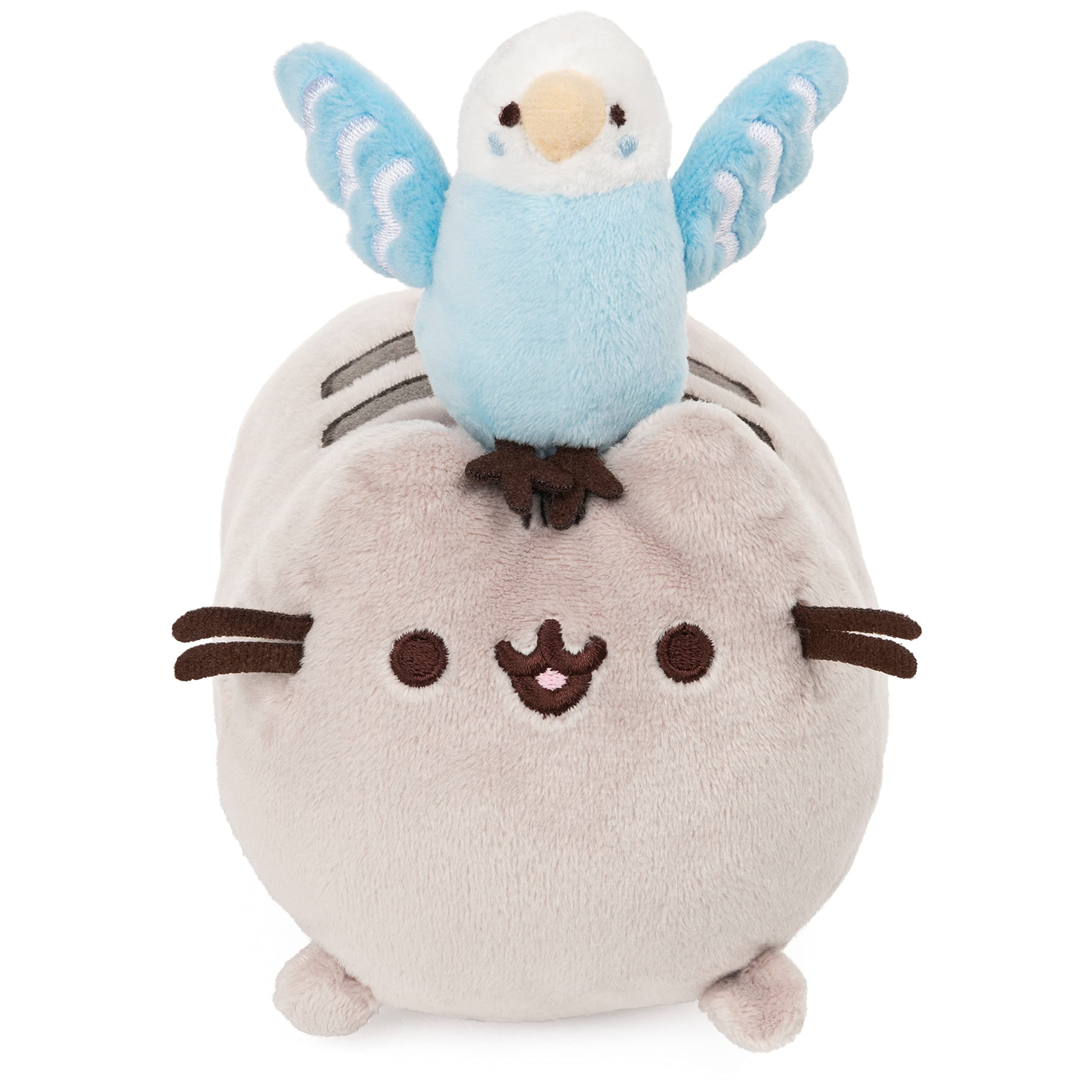 Foto 3 pulgar | Set De Peluche Gund Pusheen & Bo Parakeet Best Friend De 15 Cm - Venta Internacional.