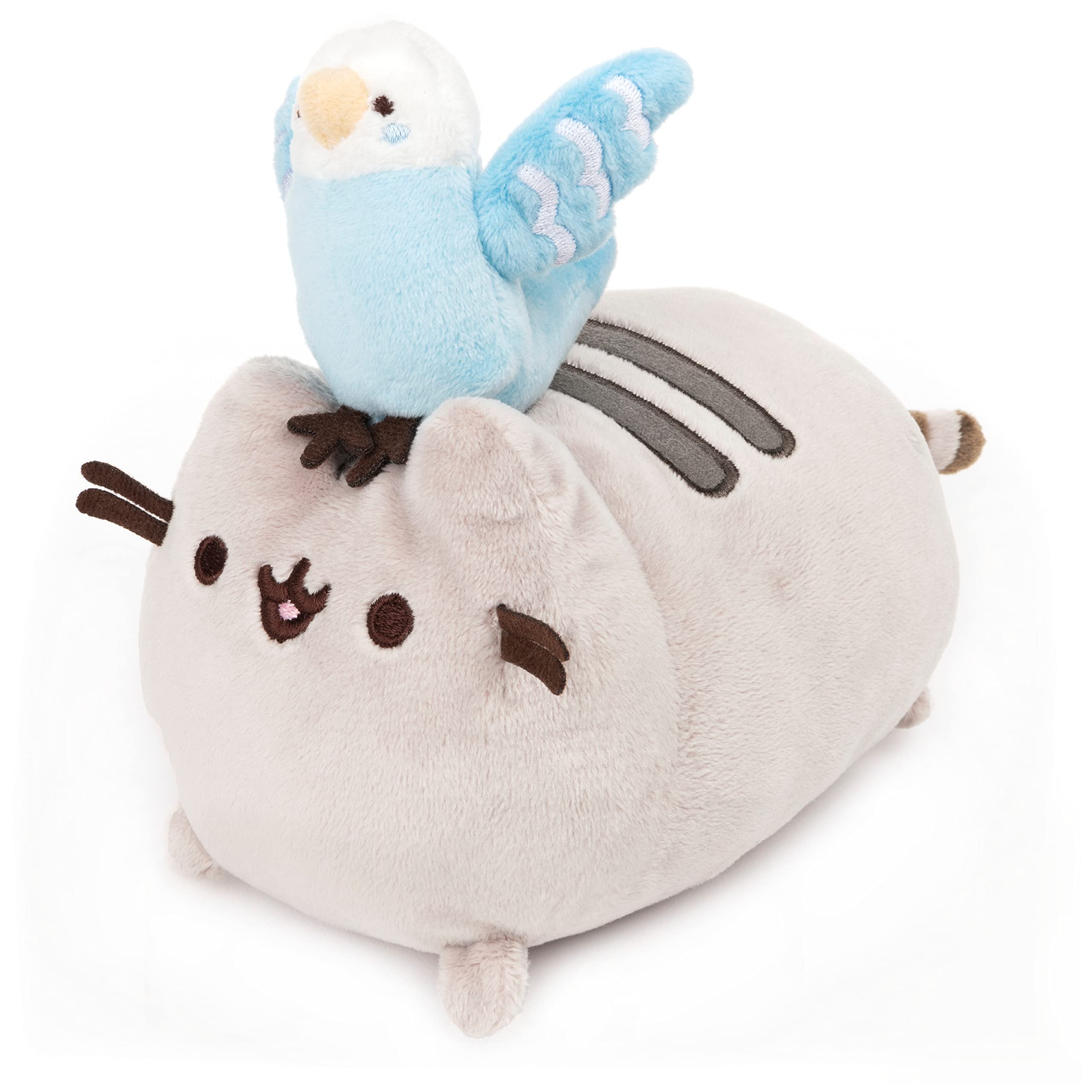 Foto 4 pulgar | Set De Peluche Gund Pusheen & Bo Parakeet Best Friend De 15 Cm - Venta Internacional.