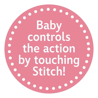 Foto 5 | Juguete De Peluche Just Play Disney Baby Musical Crawling Pal Stitch - Venta Internacional.