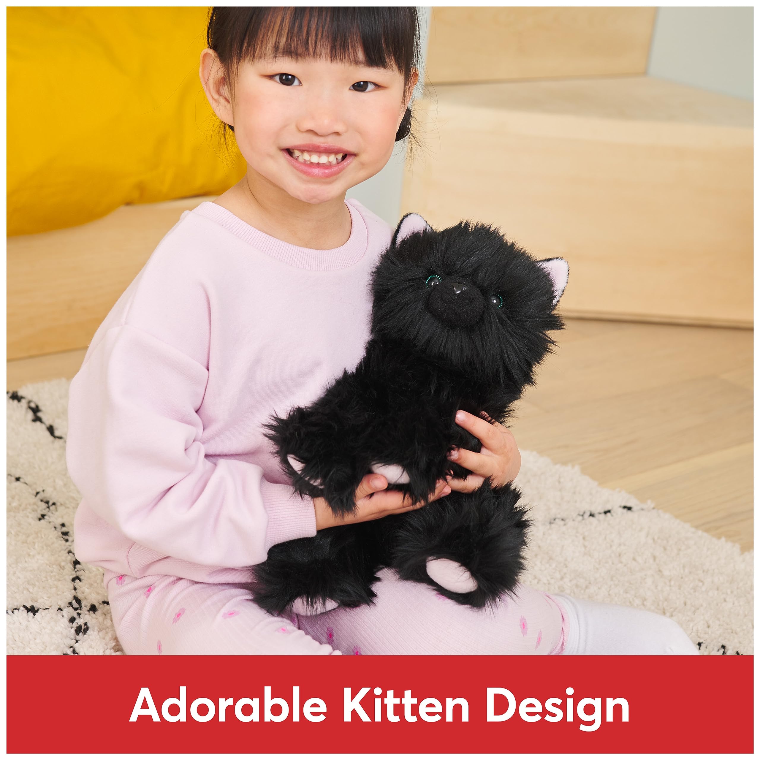 Foto 4 pulgar | Peluche Gund Xavier Kitten Negro De 23 Cm Premium Para 1 Año O Más - Venta Internacional.