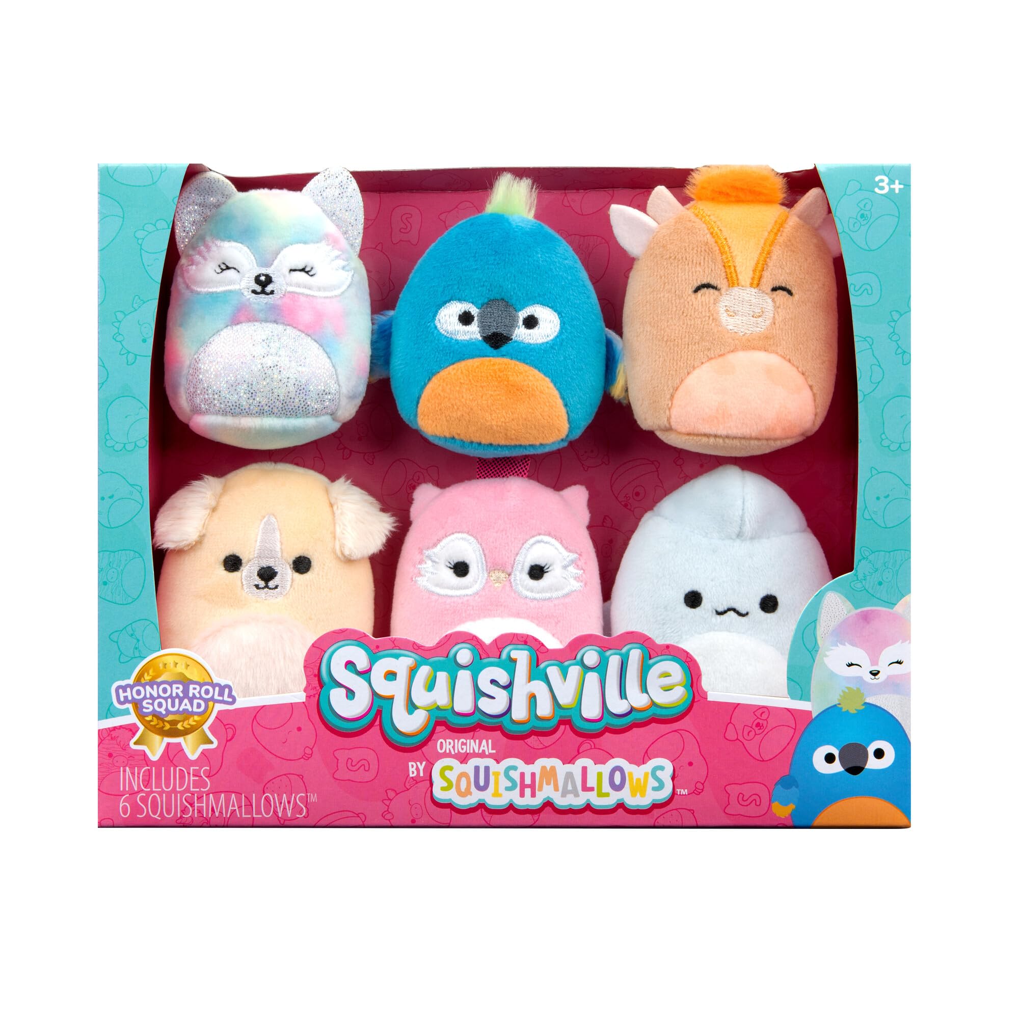 Peluche Squishville De Original Squishmallows Honor Roll Squad - Venta Internacional.