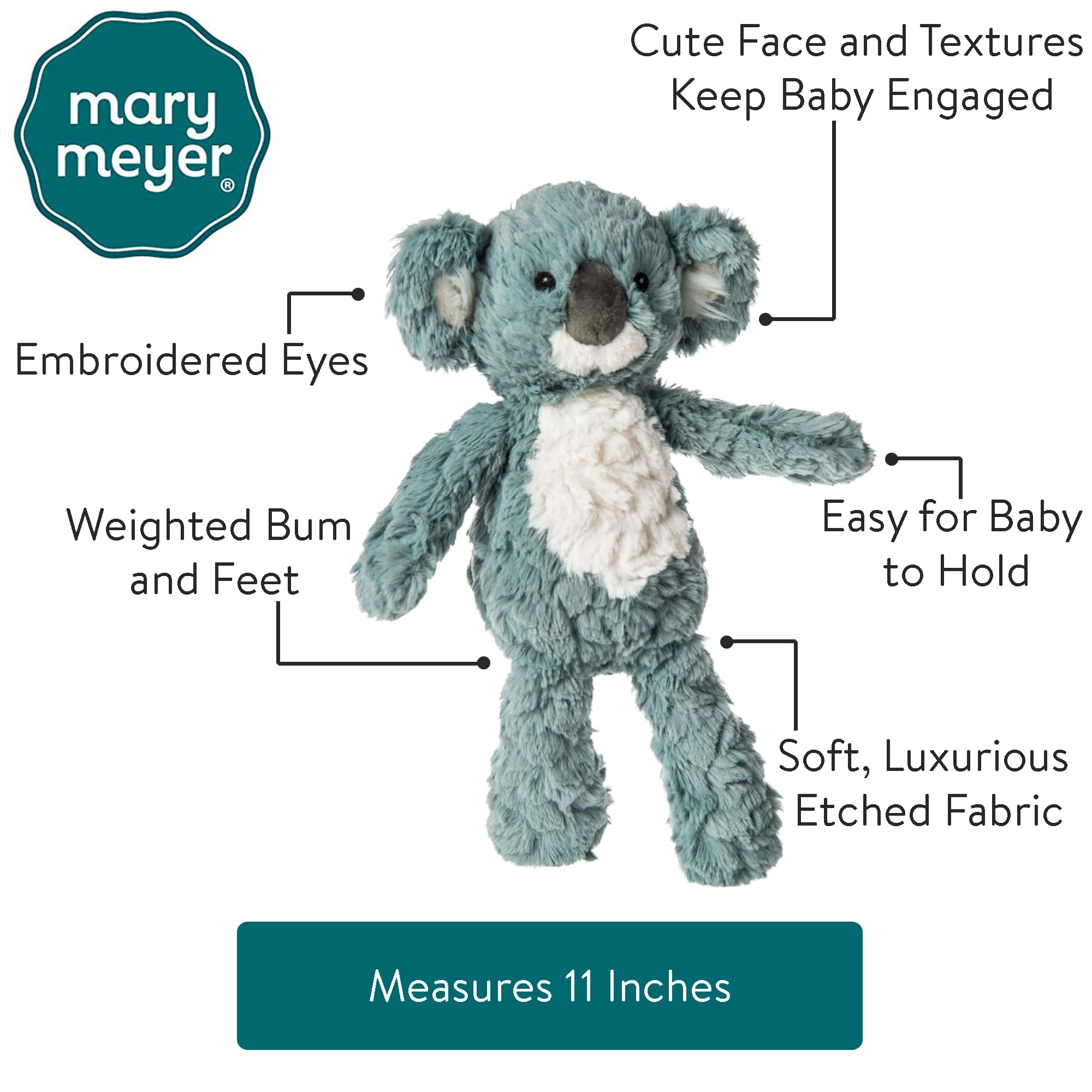 Foto 4 pulgar | Peluche Mary Meyer Putty Para Habitación Infantil Con Forma De Koala, 28 Cm - Venta Internacional.