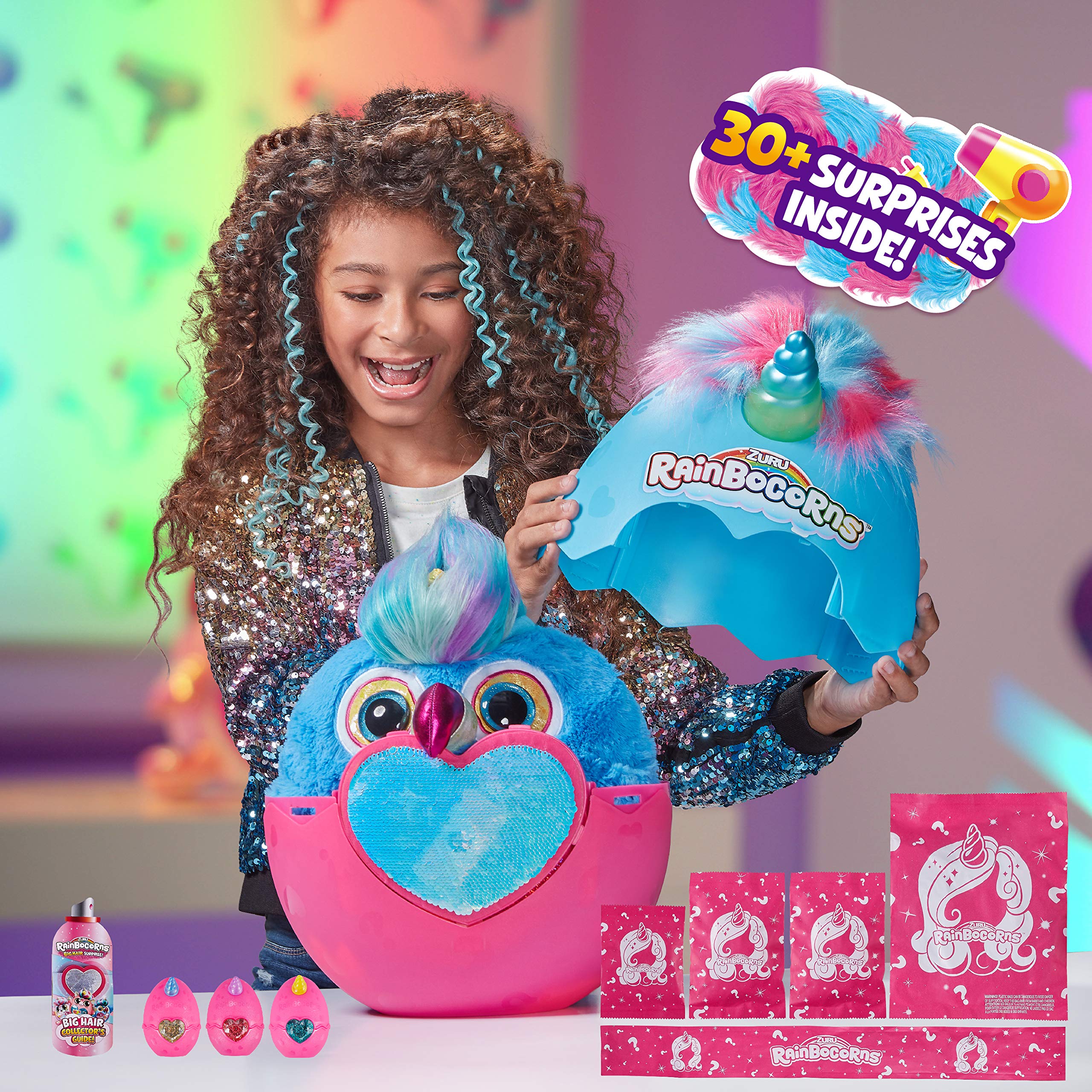 Foto 5 | Tucán Zuru De Peluche, De Peluche, Pelo Grande, Serie 1, De Toy Rainbocorns - Venta Internacional.