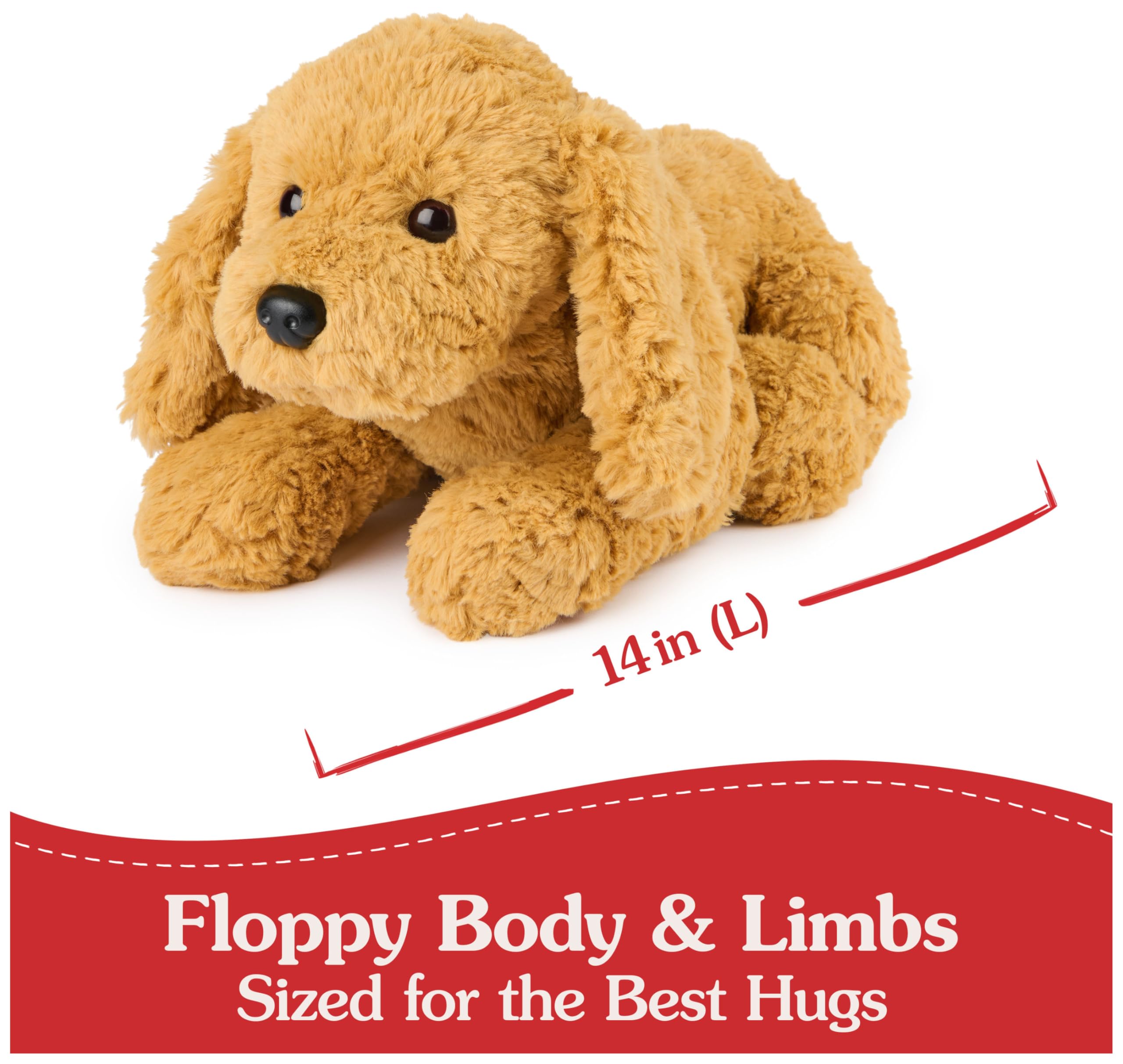 Foto 5 pulgar | Perro De Peluche Gund Muttsy Brown De 14 Pulgadas Para Niños De 1 Año En Adelante - Venta Internacional.