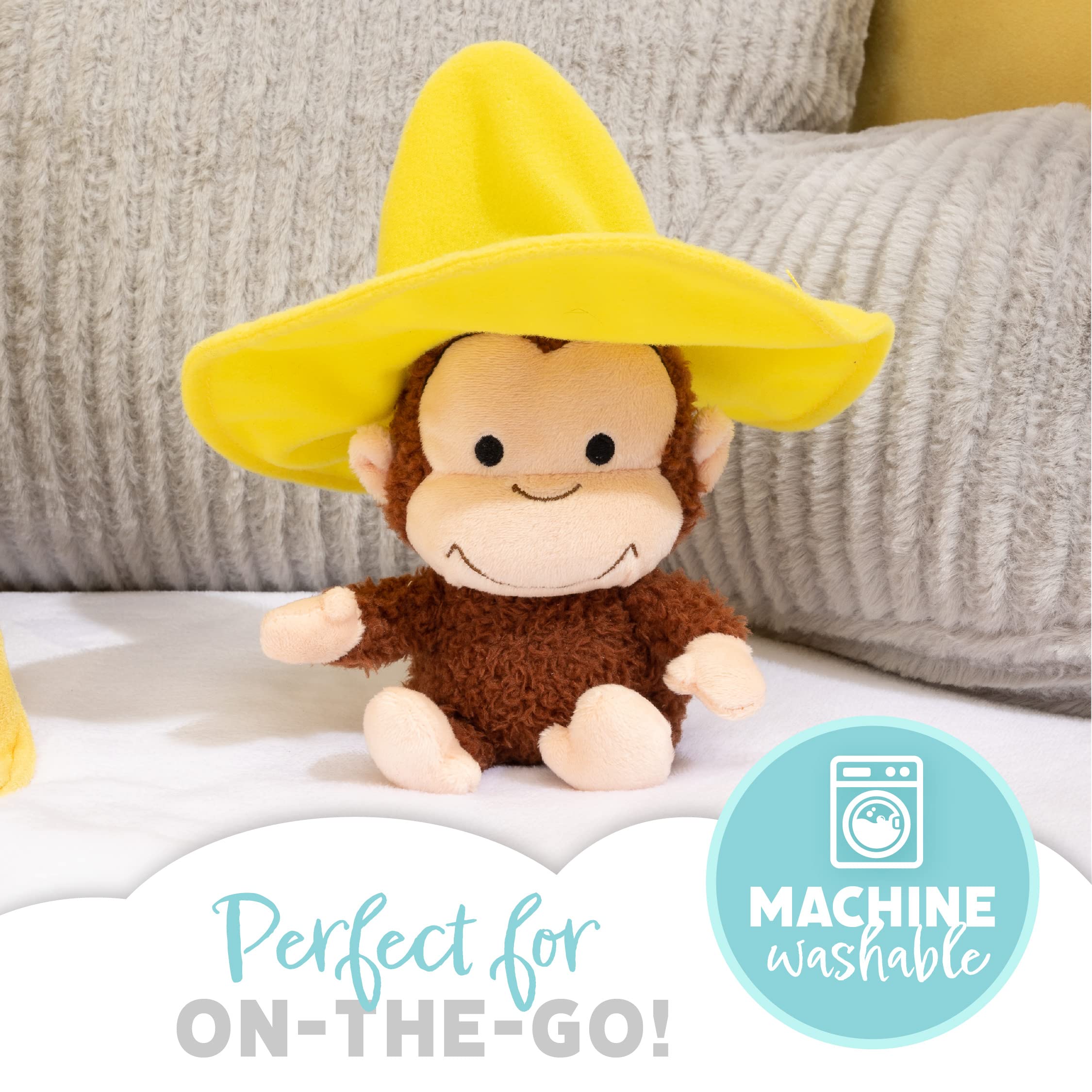 Foto 5 pulgar | Peluche De Peluche Curious George Cuteeze Monkey, 18 Cm, Para Niños - Venta Internacional.