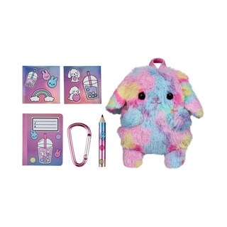 Foto 3 | Mochila Plushie Para Mascotas Real Littles Con 4 Sorpresas De Papelería - Venta Internacional.