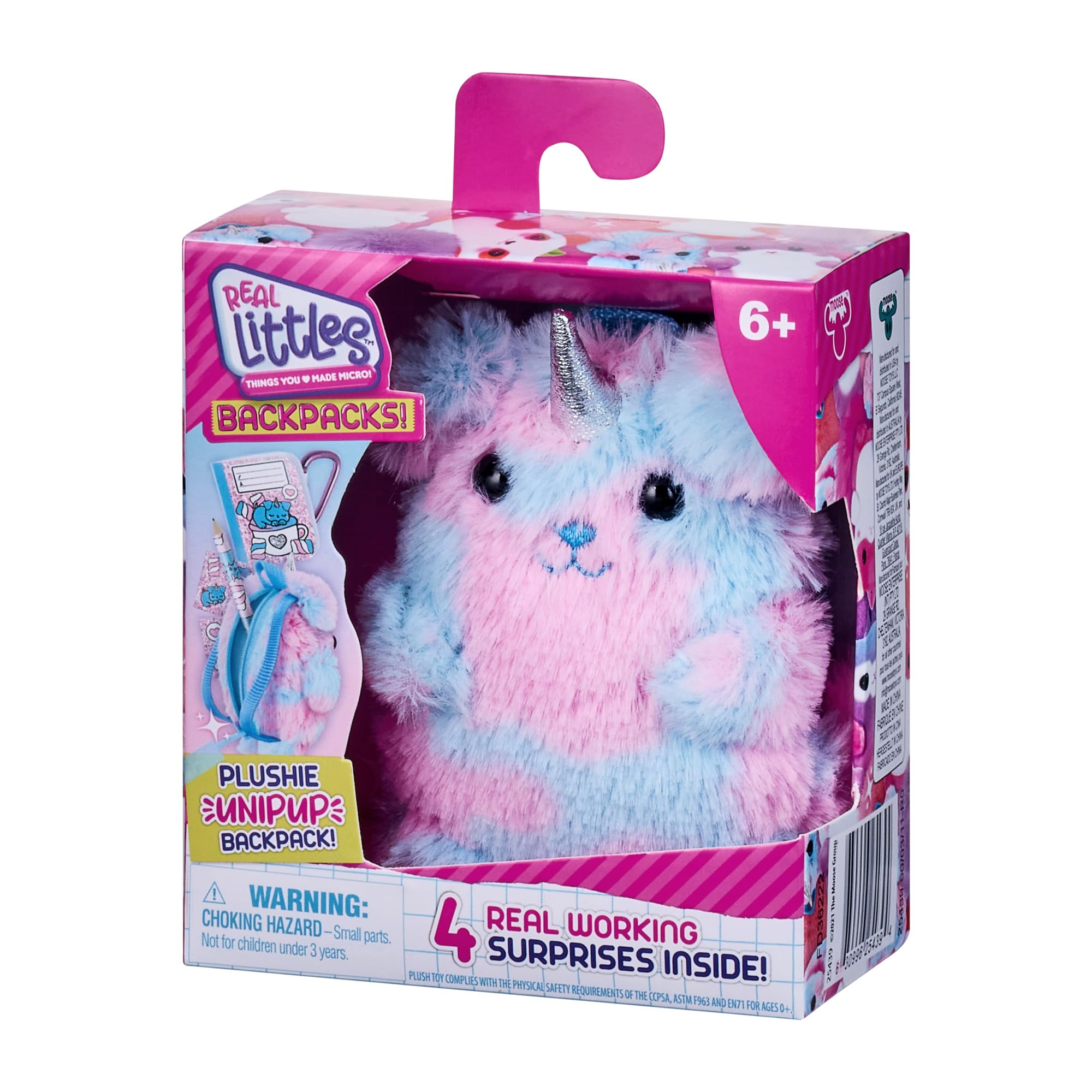Foto 8 pulgar | Mochila Plushie Para Mascotas Real Littles Con 4 Sorpresas De Papelería - Venta Internacional.