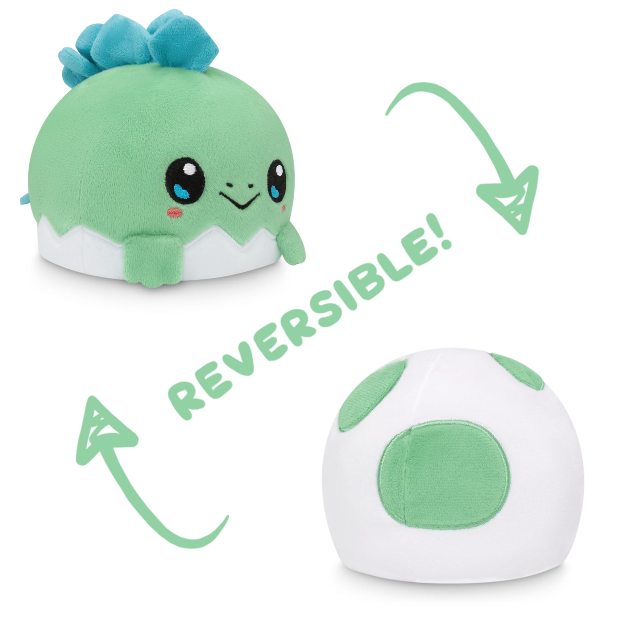 Foto 4 pulgar | Plushie Teeturtle, El Dinosaurio Reversible Original, Menta - Venta Internacional.