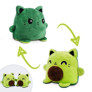 Foto 1 | Peluche Magnético Reversible Con Forma De Aguacate Y Gato Plushmates Teeturtle - Venta Internacional.