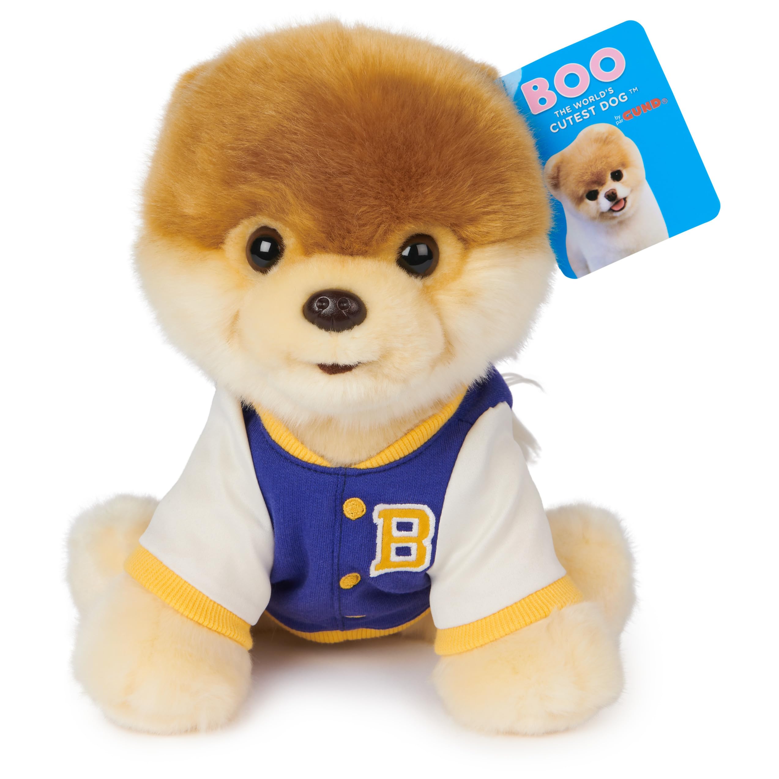 Foto 6 pulgar | Chaqueta Universitaria De Peluche Gund Boo, El Perro Más Lindo Del Mundo, 23 Cm - Venta Internacional.