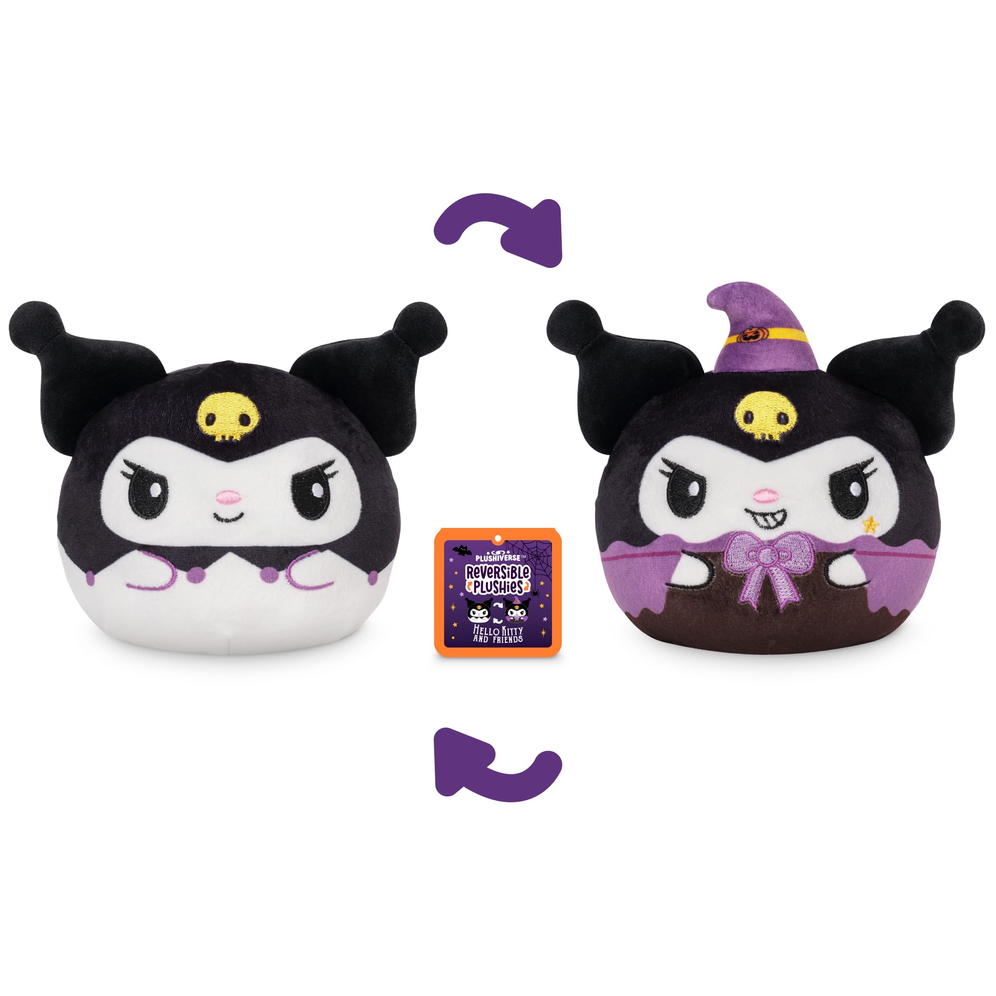 Foto 4 pulgar | Disfraz Reversible De Kuromi Con Forma De Tortuga De Peluche Para Halloween, 10 Cm - Venta Internacional.