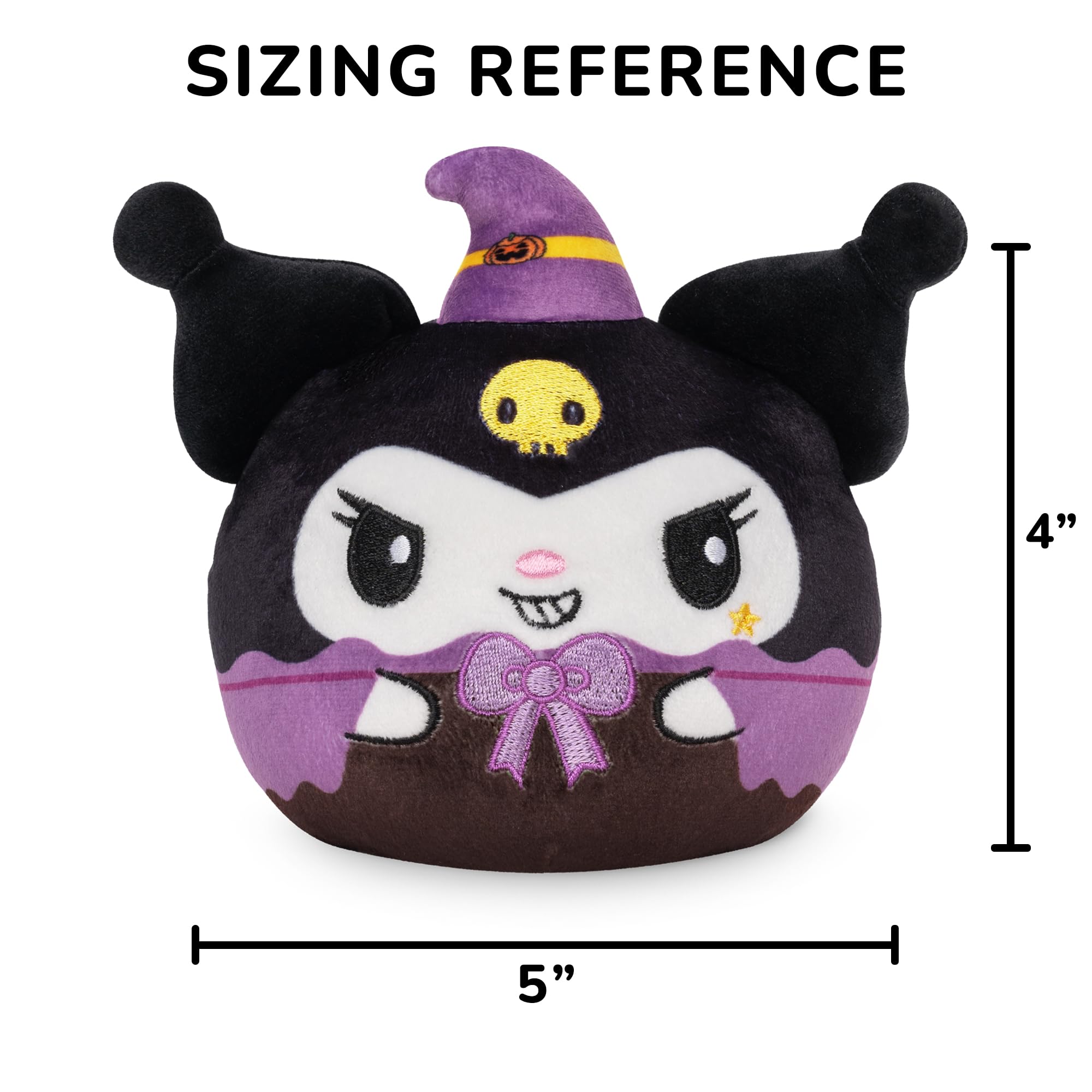 Foto 5 pulgar | Disfraz Reversible De Kuromi Con Forma De Tortuga De Peluche Para Halloween, 10 Cm - Venta Internacional.