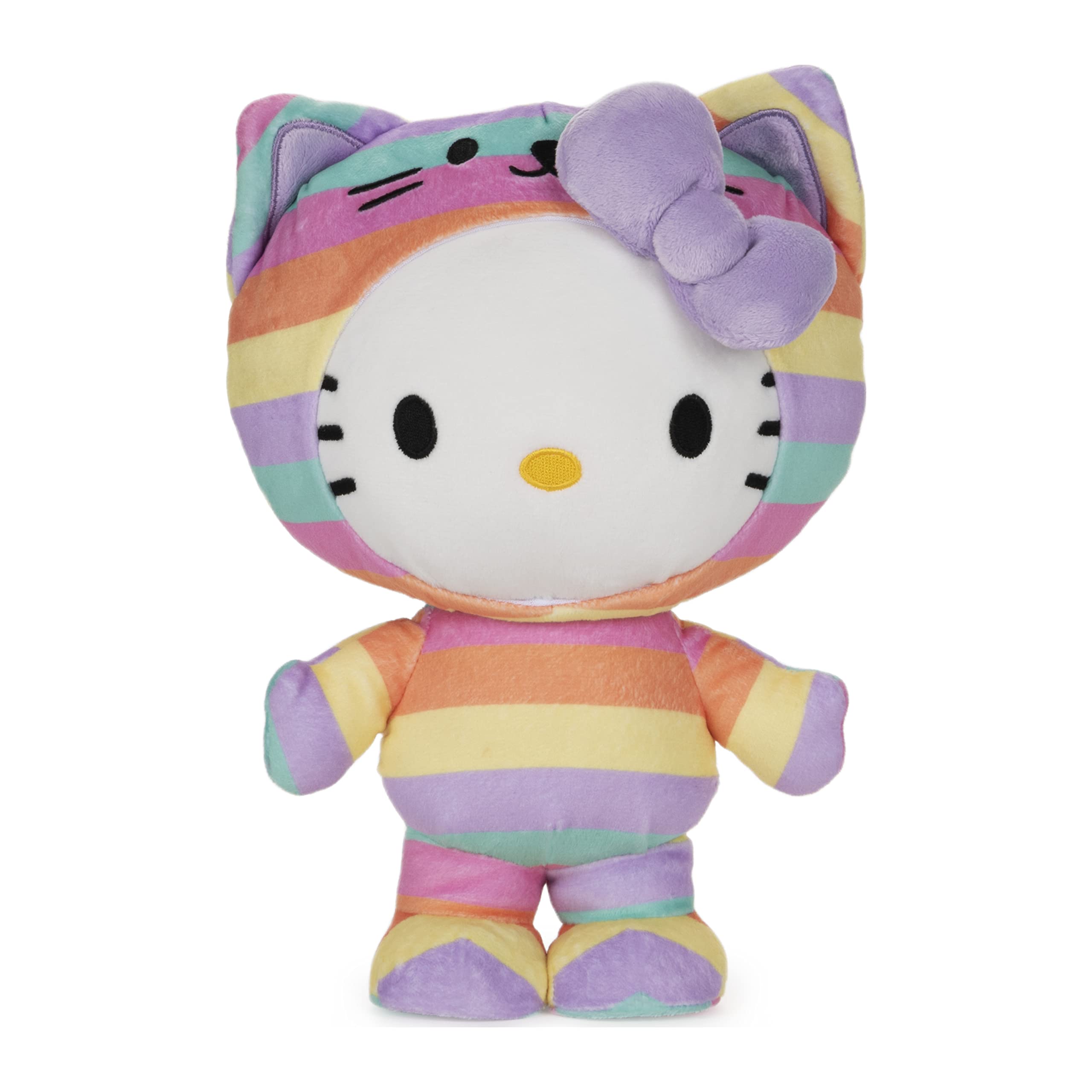 Foto 2 pulgar | Peluche Gund Sanrio Hello Kitty Rainbow 24 Cm - Venta Internacional.