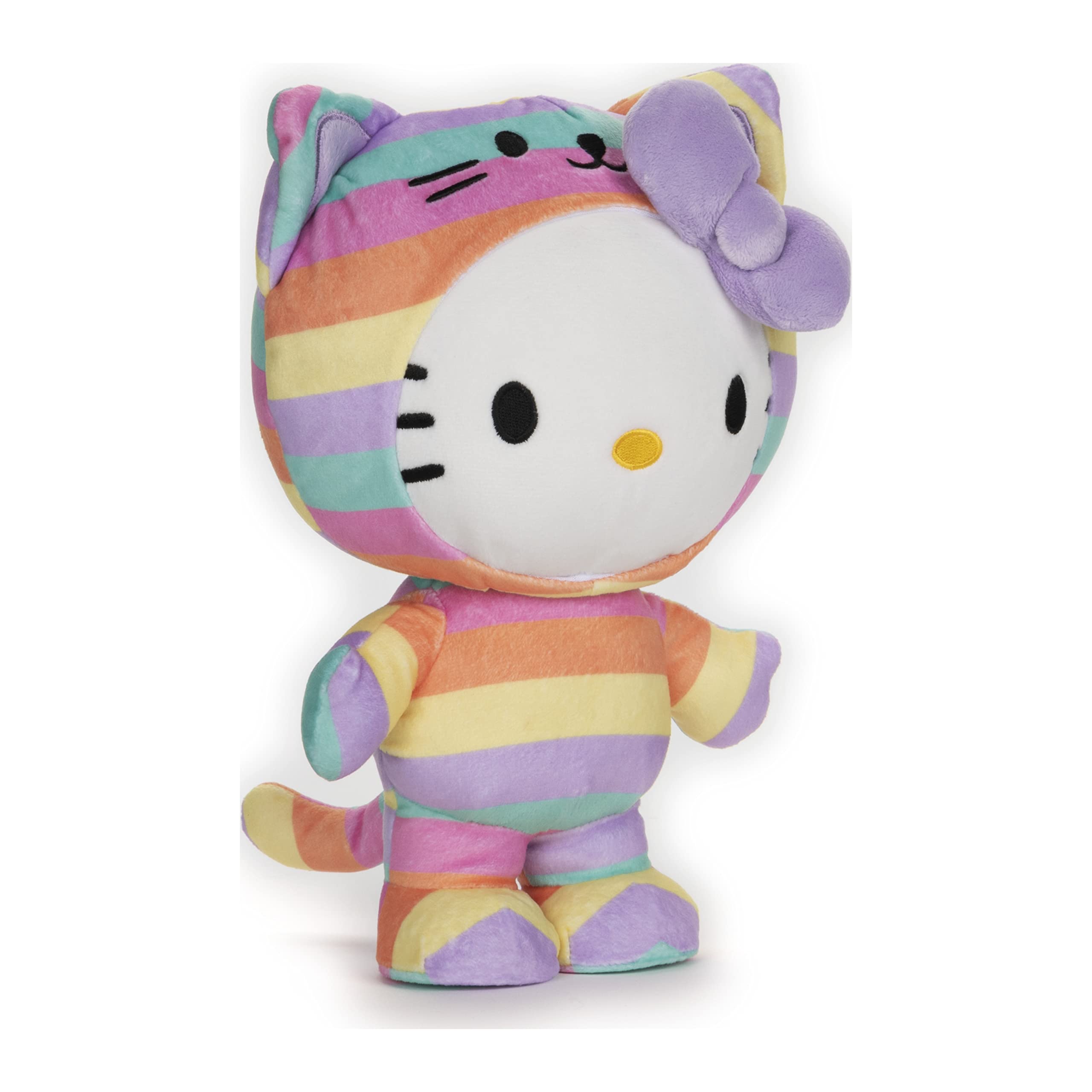 Foto 5 pulgar | Peluche Gund Sanrio Hello Kitty Rainbow 24 Cm - Venta Internacional.
