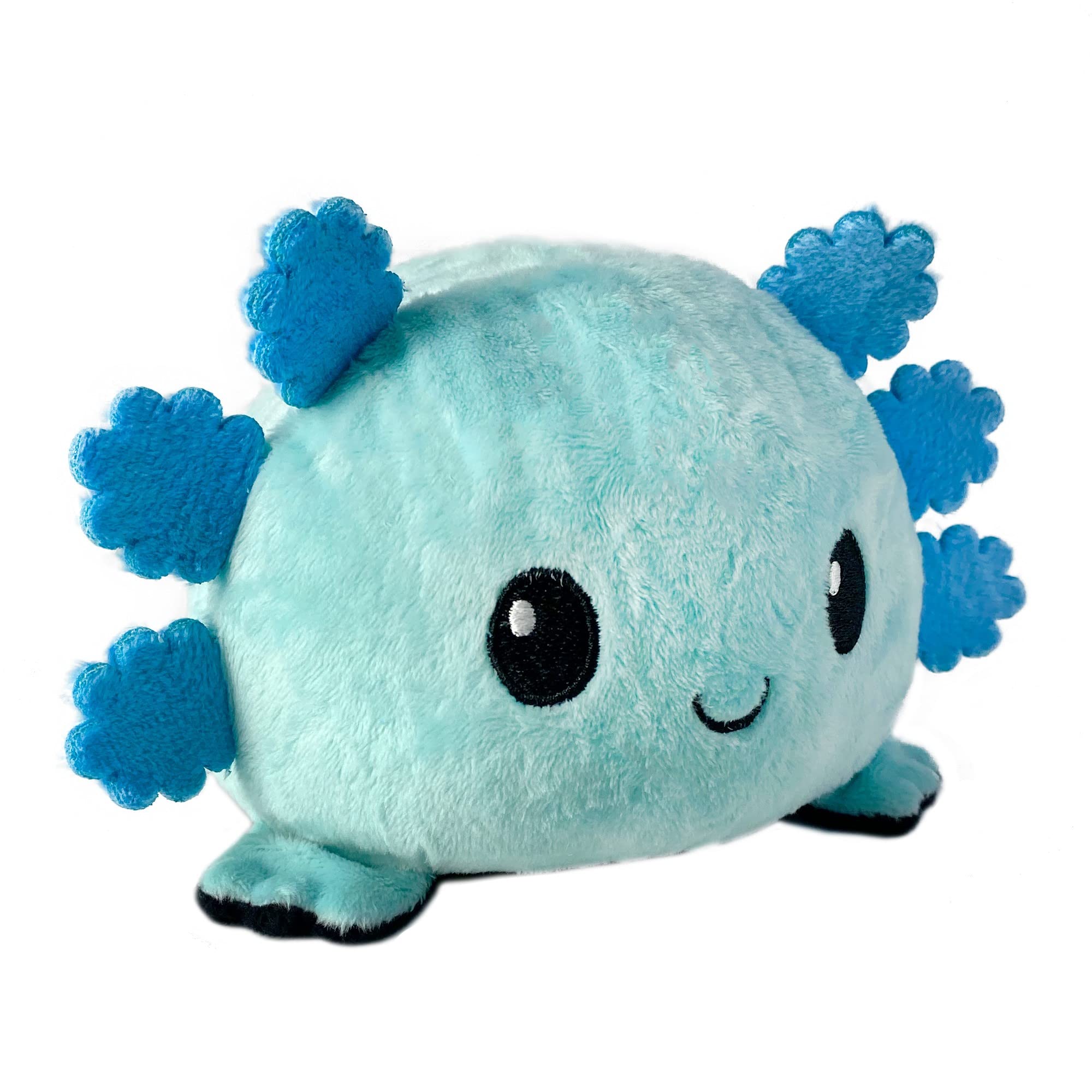 Foto 2 pulgar | Plushie Teeturtle The Original Axolotl Reversible, 10 Cm, Azul+negro - Venta Internacional.