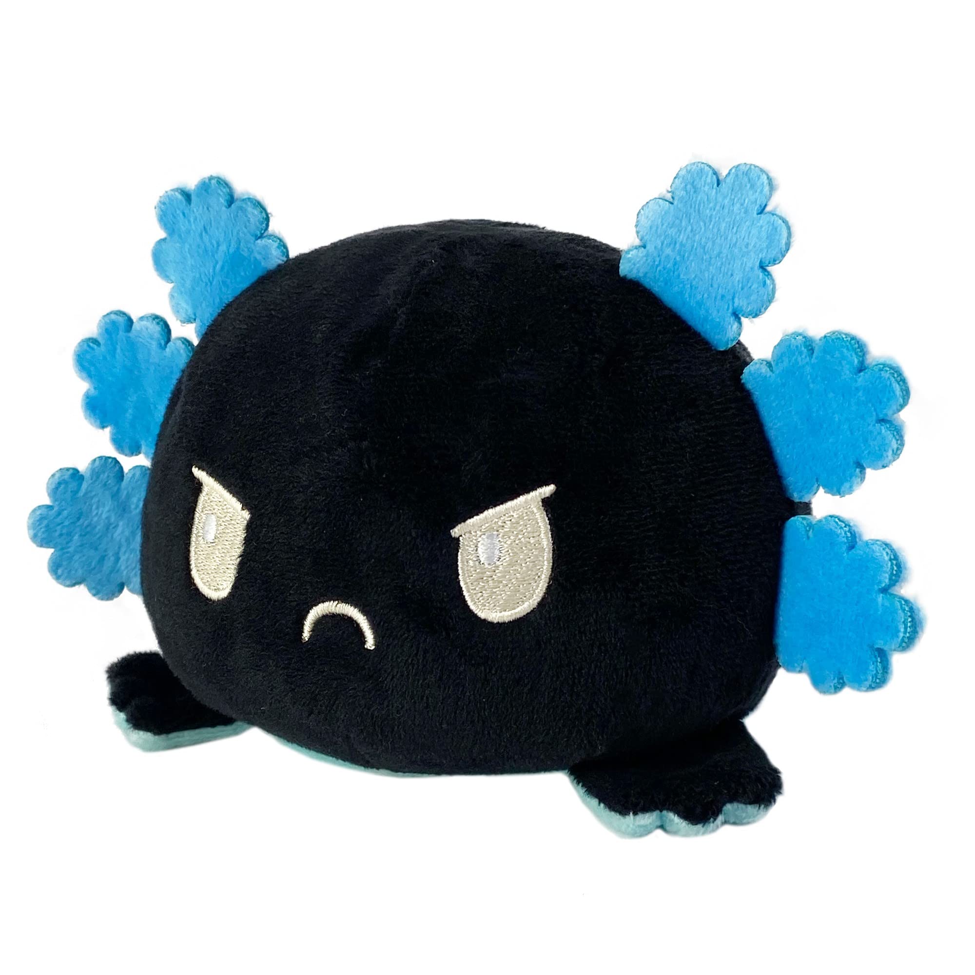 Foto 3 pulgar | Plushie Teeturtle The Original Axolotl Reversible, 10 Cm, Azul+negro - Venta Internacional.