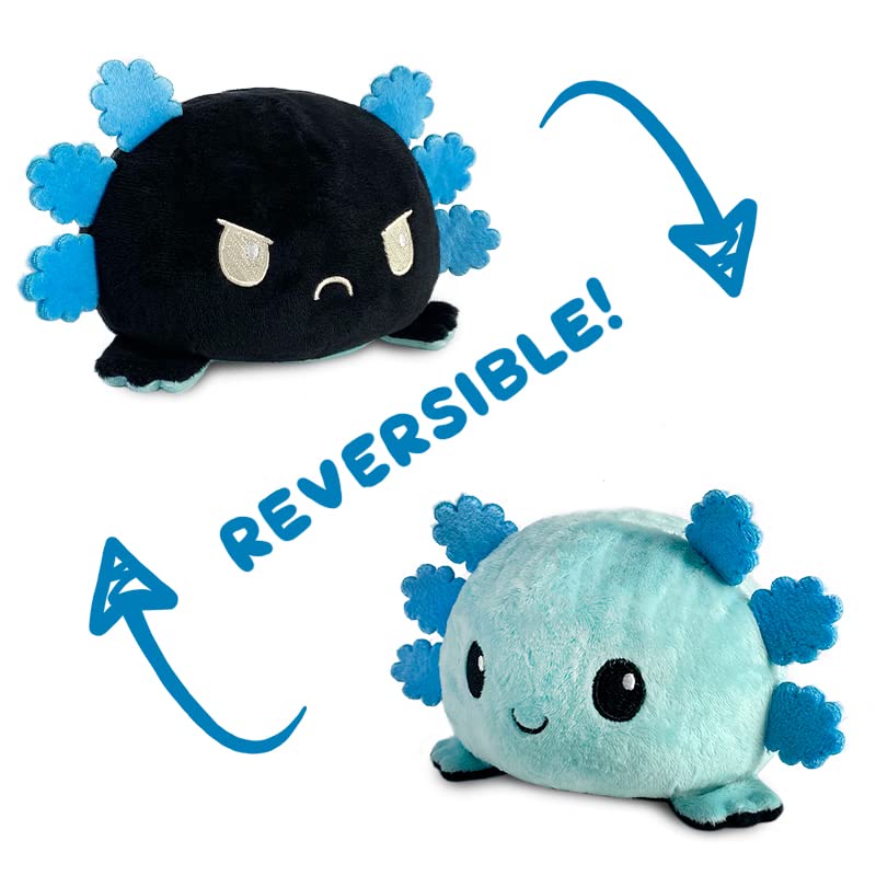 Foto 3 | Plushie Teeturtle The Original Axolotl Reversible, 10 Cm, Azul+negro - Venta Internacional.