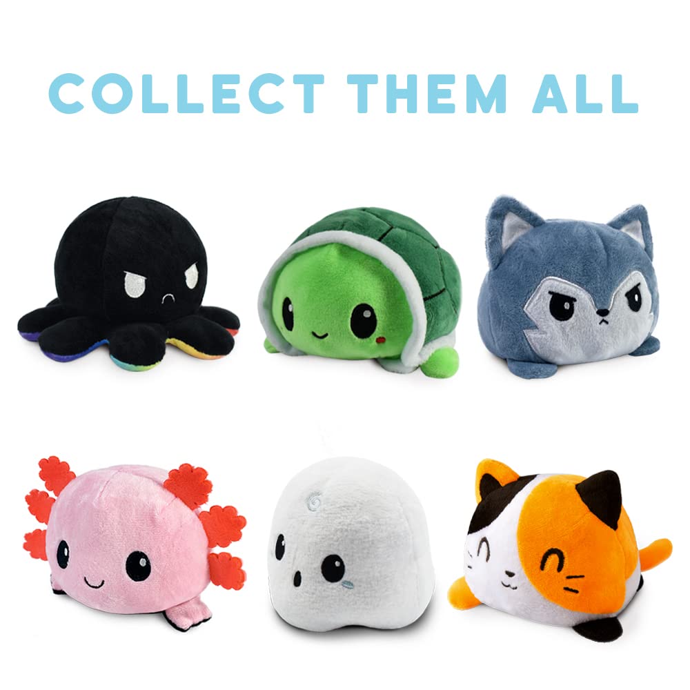 Foto 6 pulgar | Plushie Teeturtle The Original Axolotl Reversible, 10 Cm, Azul+negro - Venta Internacional.