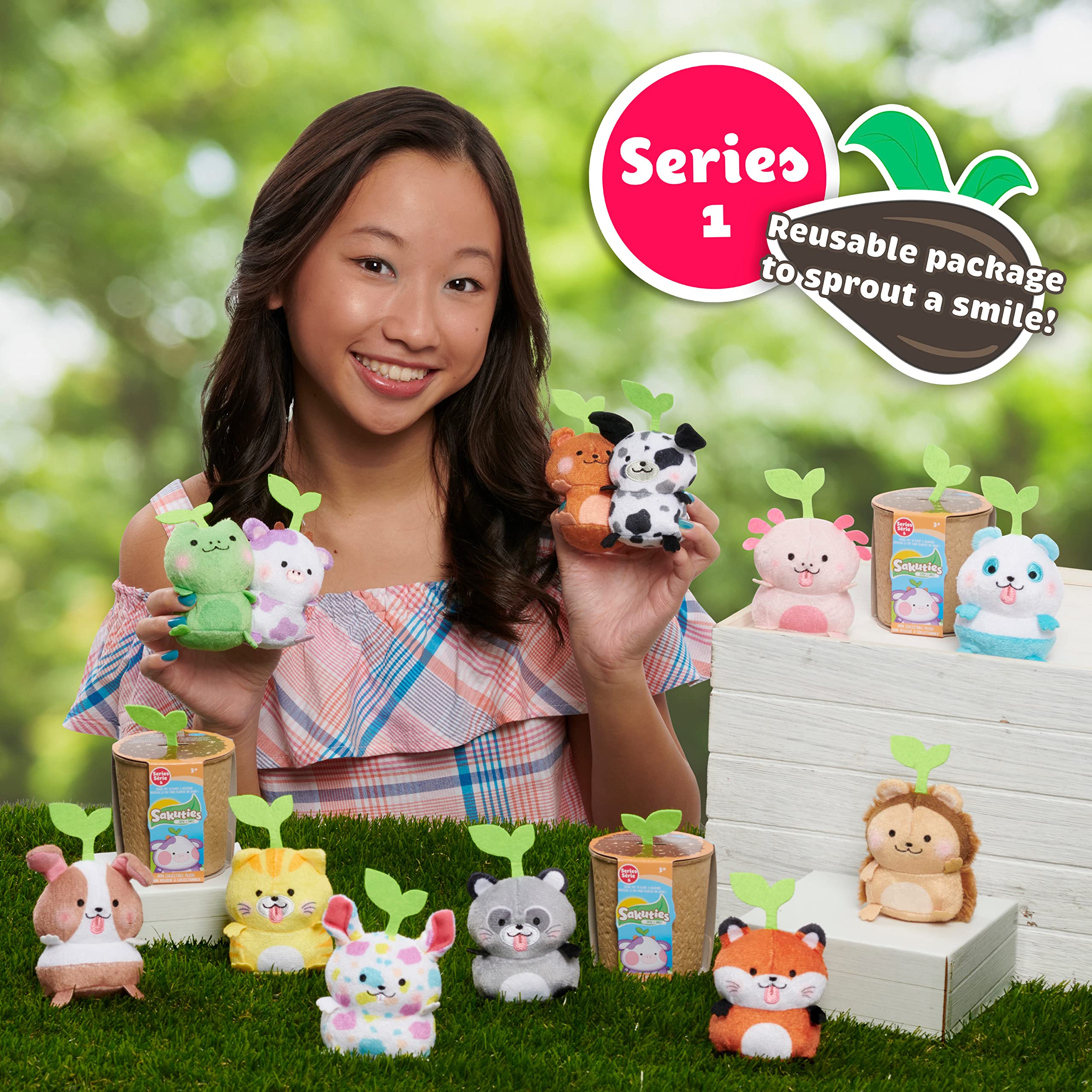 Foto 2 | Peluches Estilizados Just Play Sakuties Mini (3) - Venta Internacional.