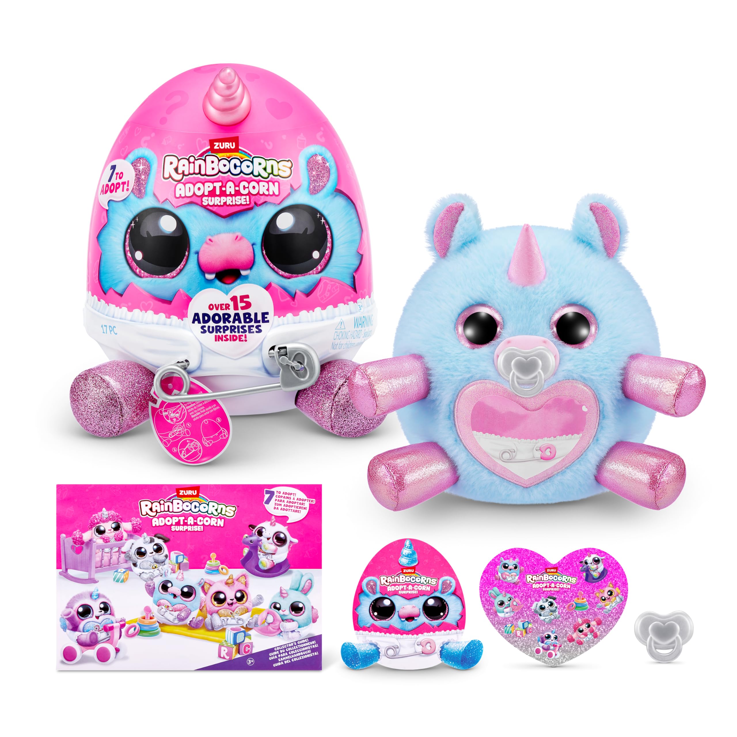 Peluche Zuru Rainbocorns Adopt-a-corn Surprise Hippo - Venta Internacional.