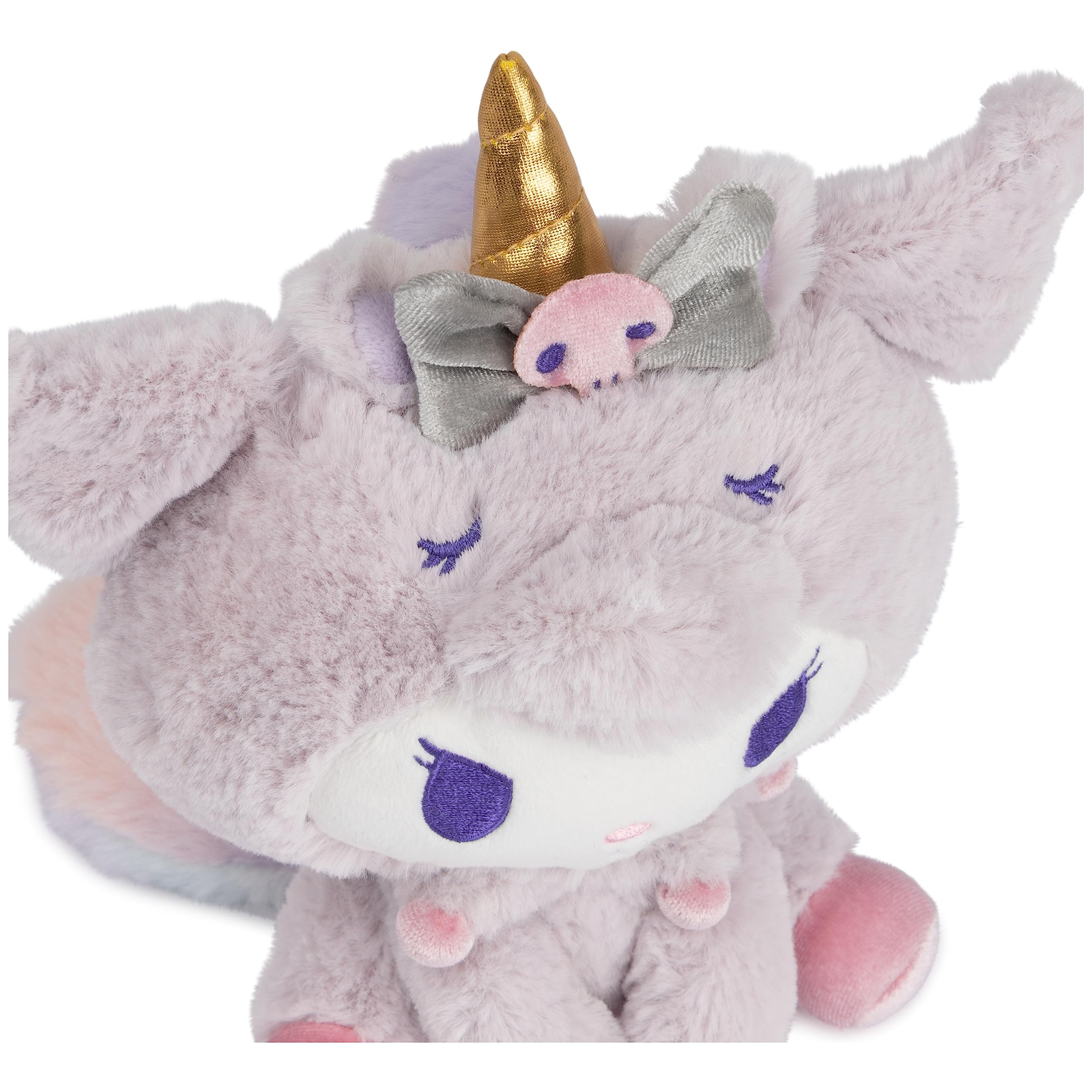 Foto 6 pulgar | Peluche Gund Sanrio Kuromi, Unicornio, Color Morado, 15 Cm, Para Más De 1 Año - Venta Internacional.