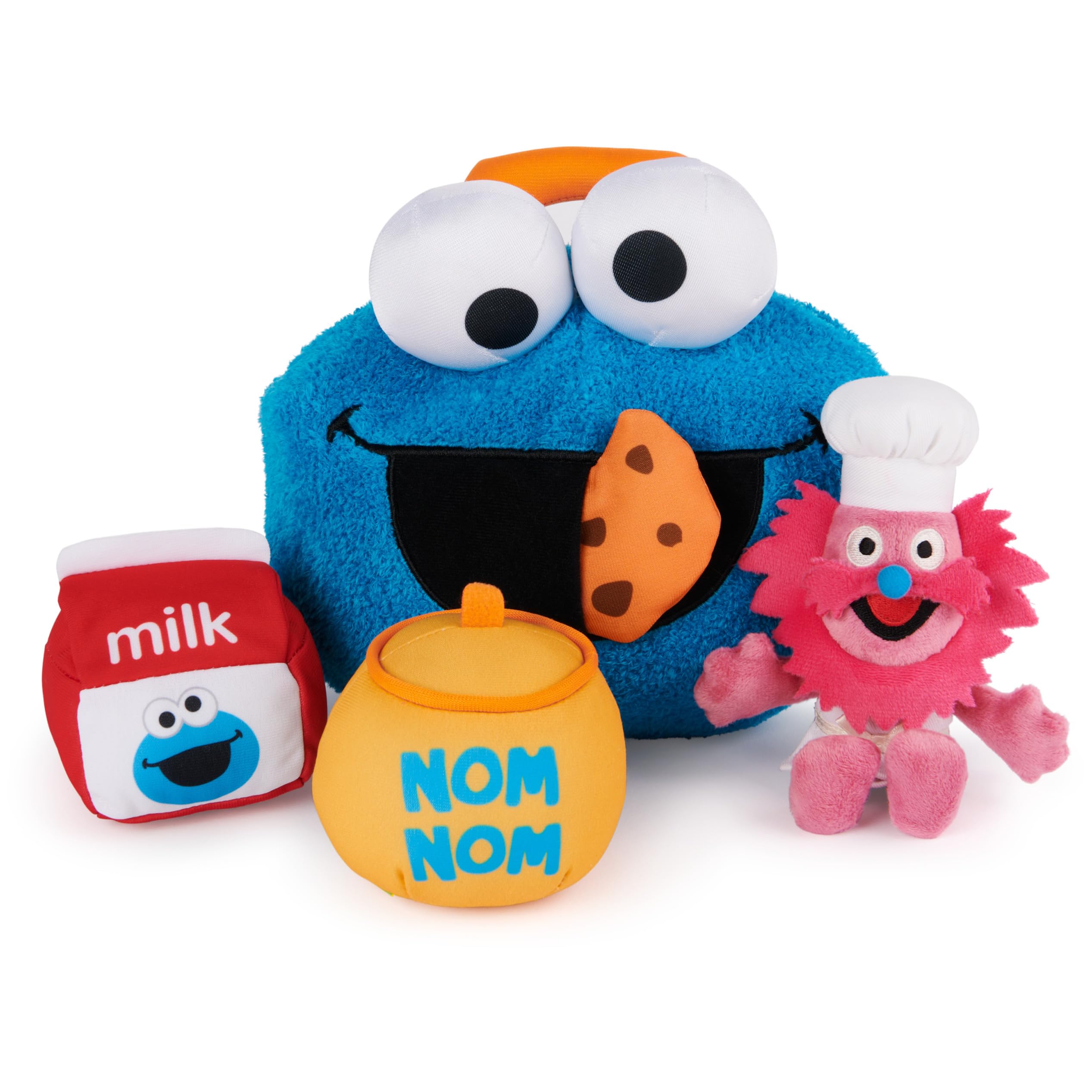 Foto 2 pulgar | Set De Peluche Gund Sesame Street Cookie Monster & Gonger 20 Cm - Venta Internacional.