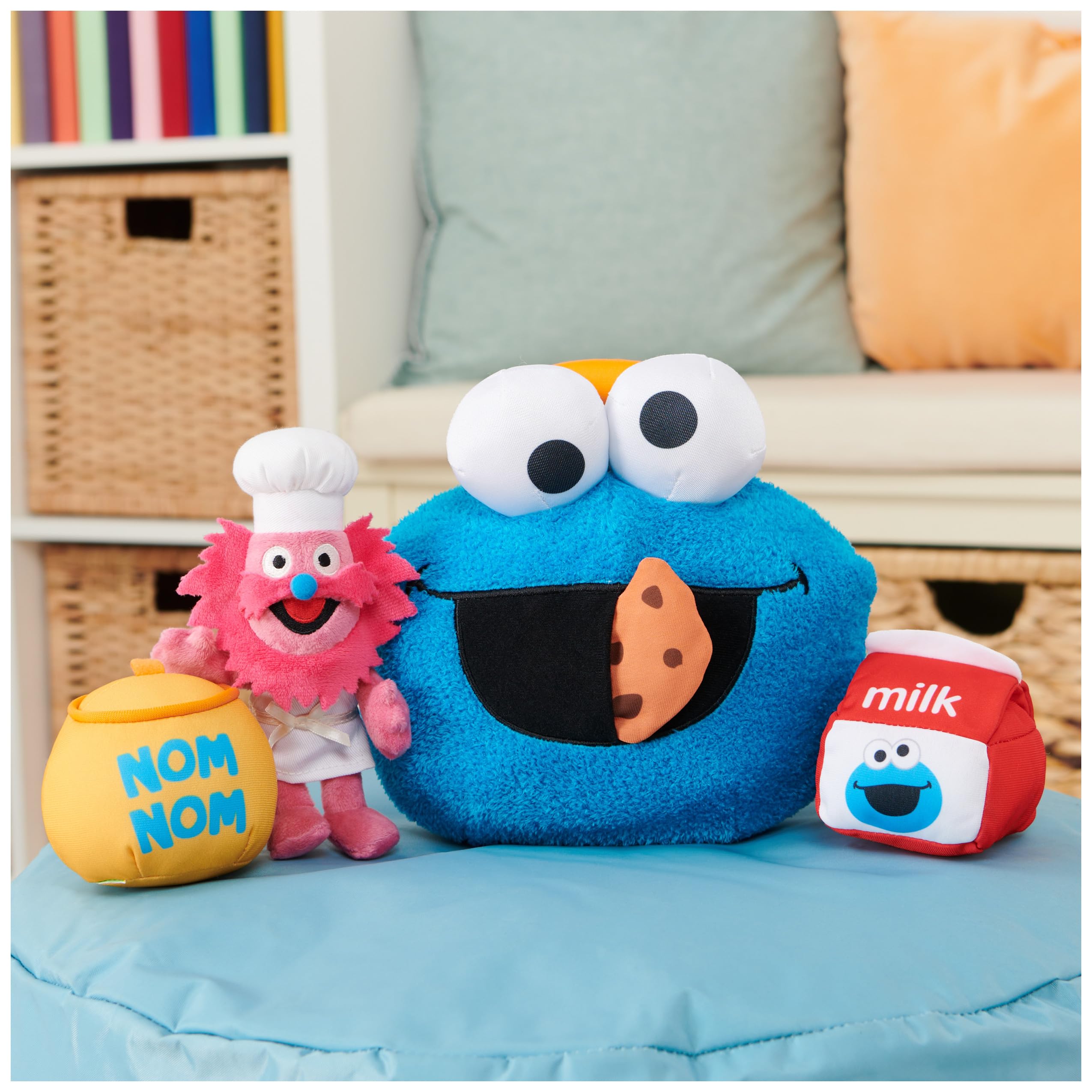 Foto 3 pulgar | Set De Peluche Gund Sesame Street Cookie Monster & Gonger 20 Cm - Venta Internacional.