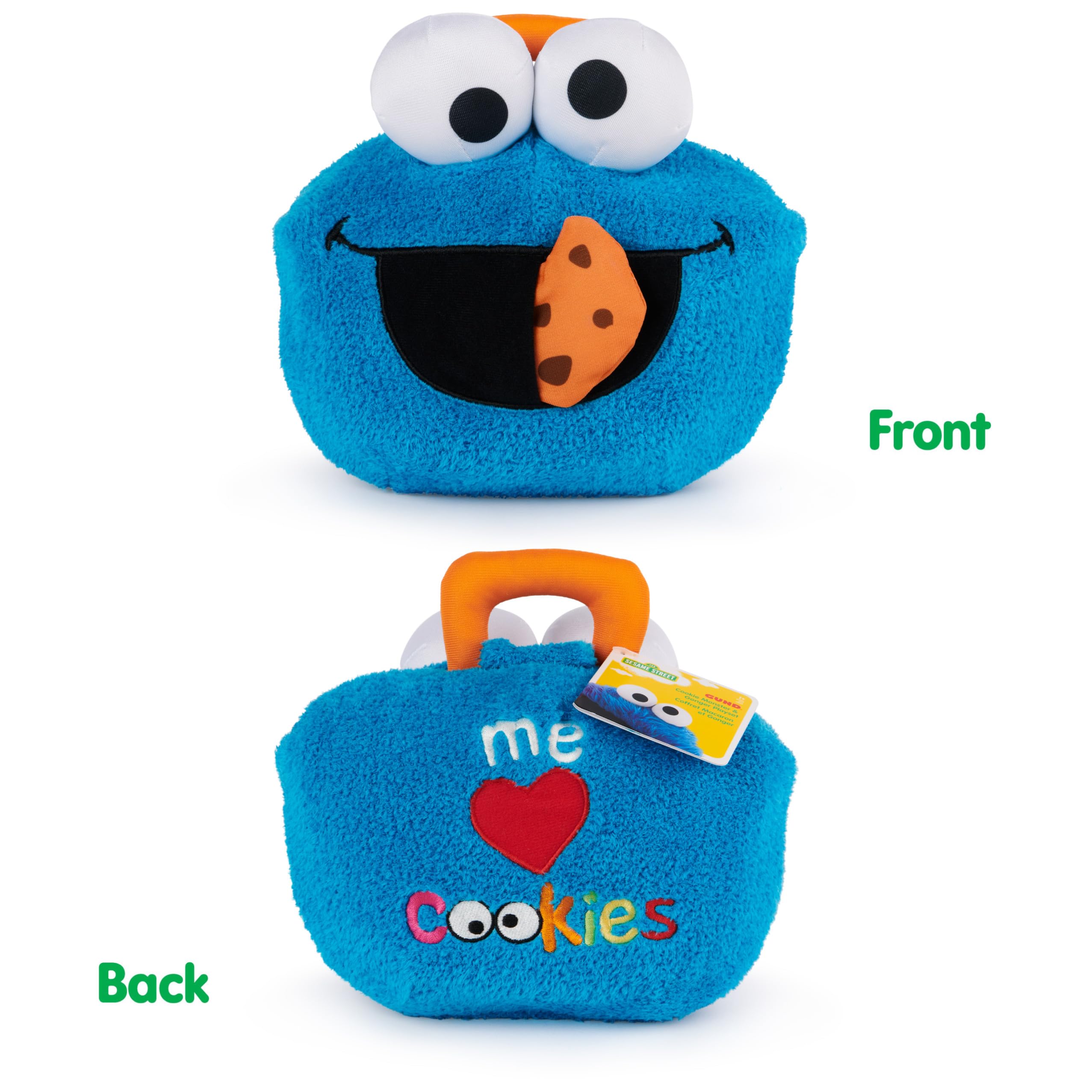 Foto 4 pulgar | Set De Peluche Gund Sesame Street Cookie Monster & Gonger 20 Cm - Venta Internacional.