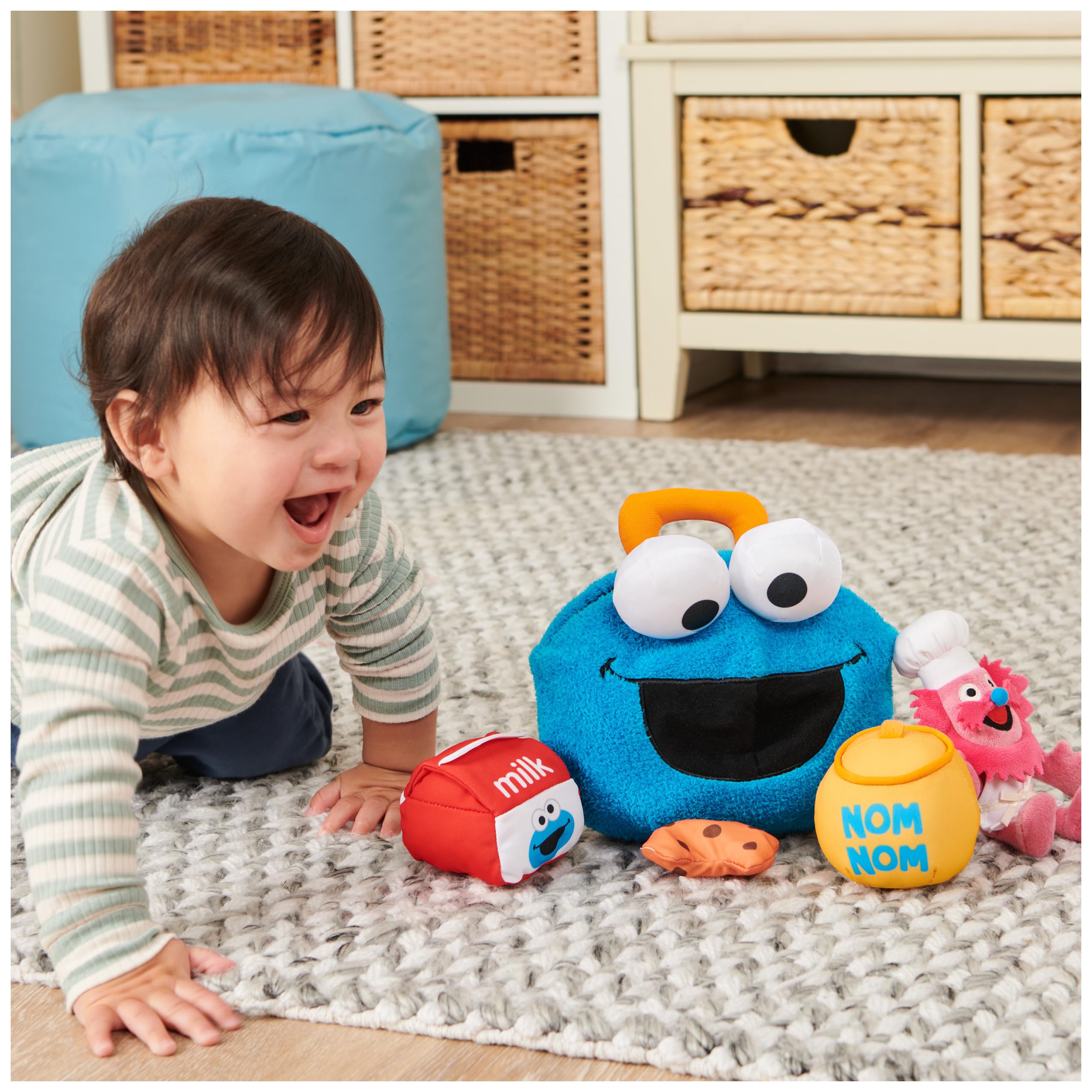 Foto 4 | Set De Peluche Gund Sesame Street Cookie Monster & Gonger 20 Cm - Venta Internacional.