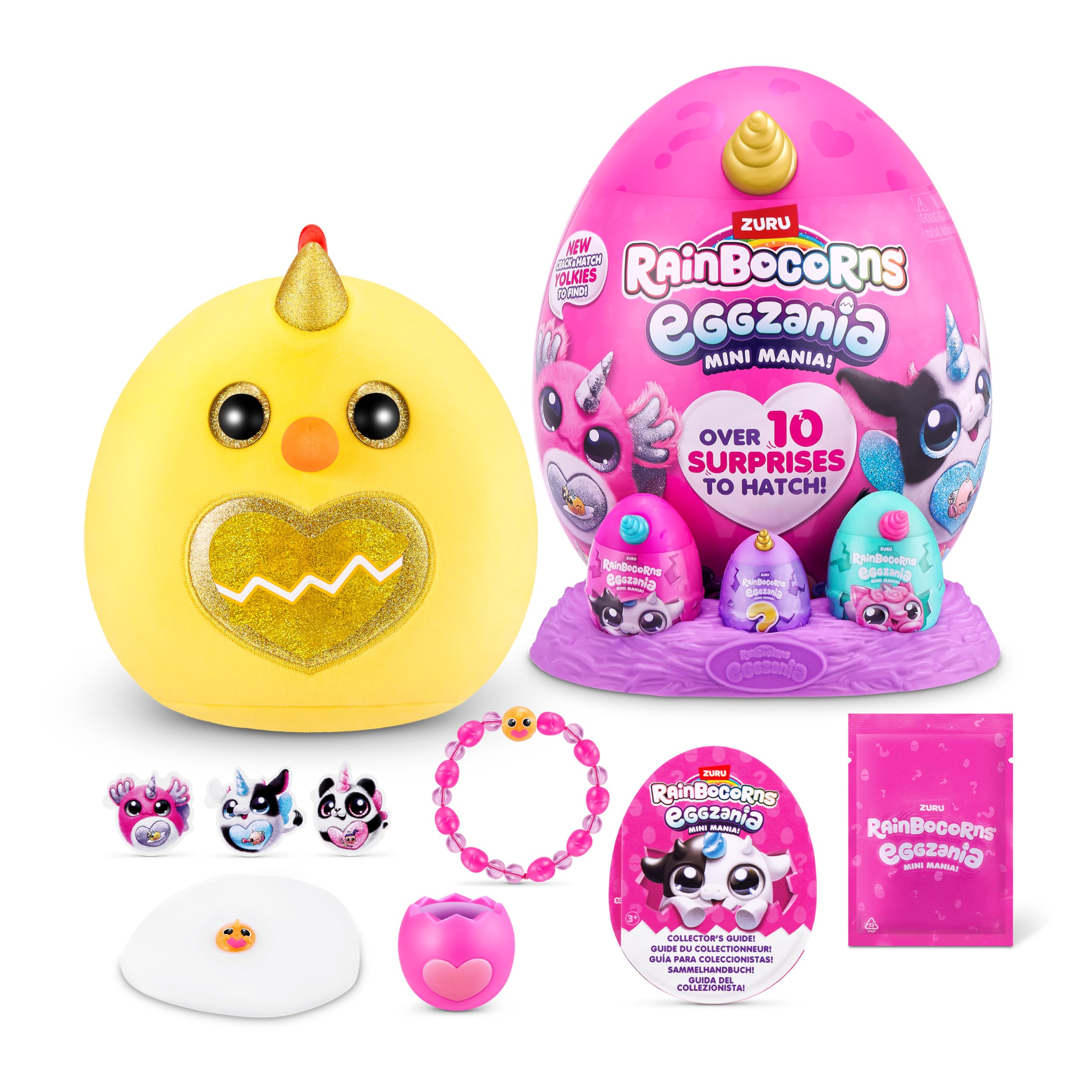 Foto 2 pulgar | Peluche Rainbocorns Eggzania Mini Mania Chicken Para Niñas - Venta Internacional.
