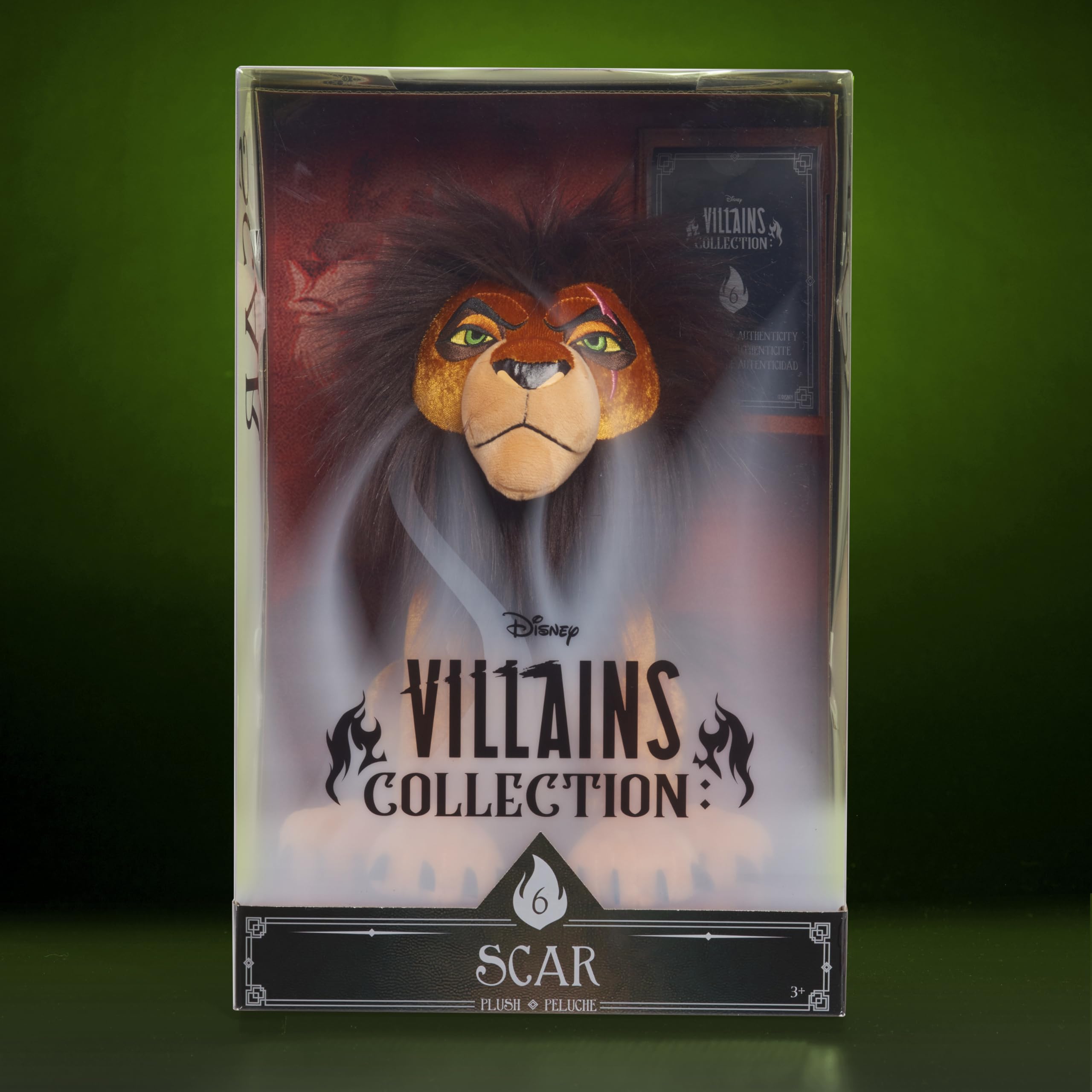 Foto 3 | Peluche Just Play Disney Villains Scar, 33 Cm, Niños A Partir De 3 Años - Venta Internacional.