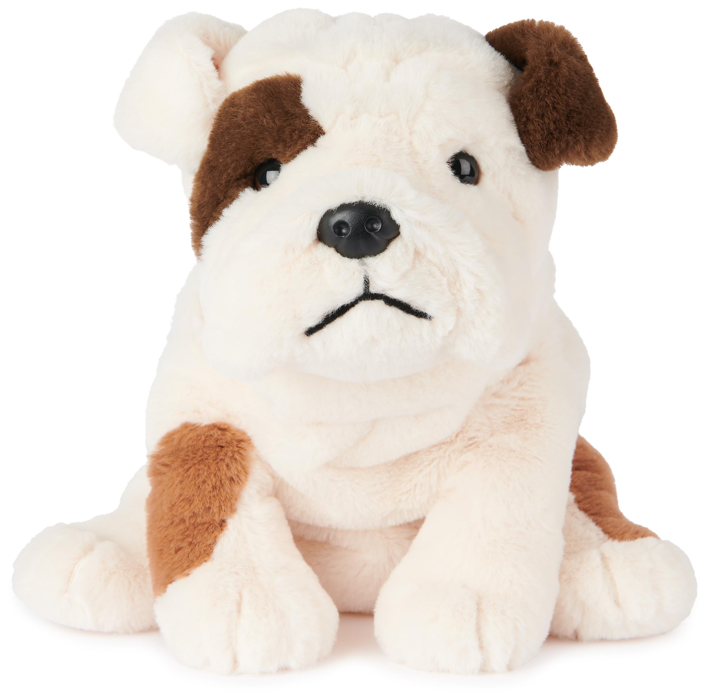 Foto 2 pulgar | Tostada De Peluche Con Forma De Cachorro De Bulldog Gund Para Niños De 1 Año O Más, Color Marrón Y Blanco -