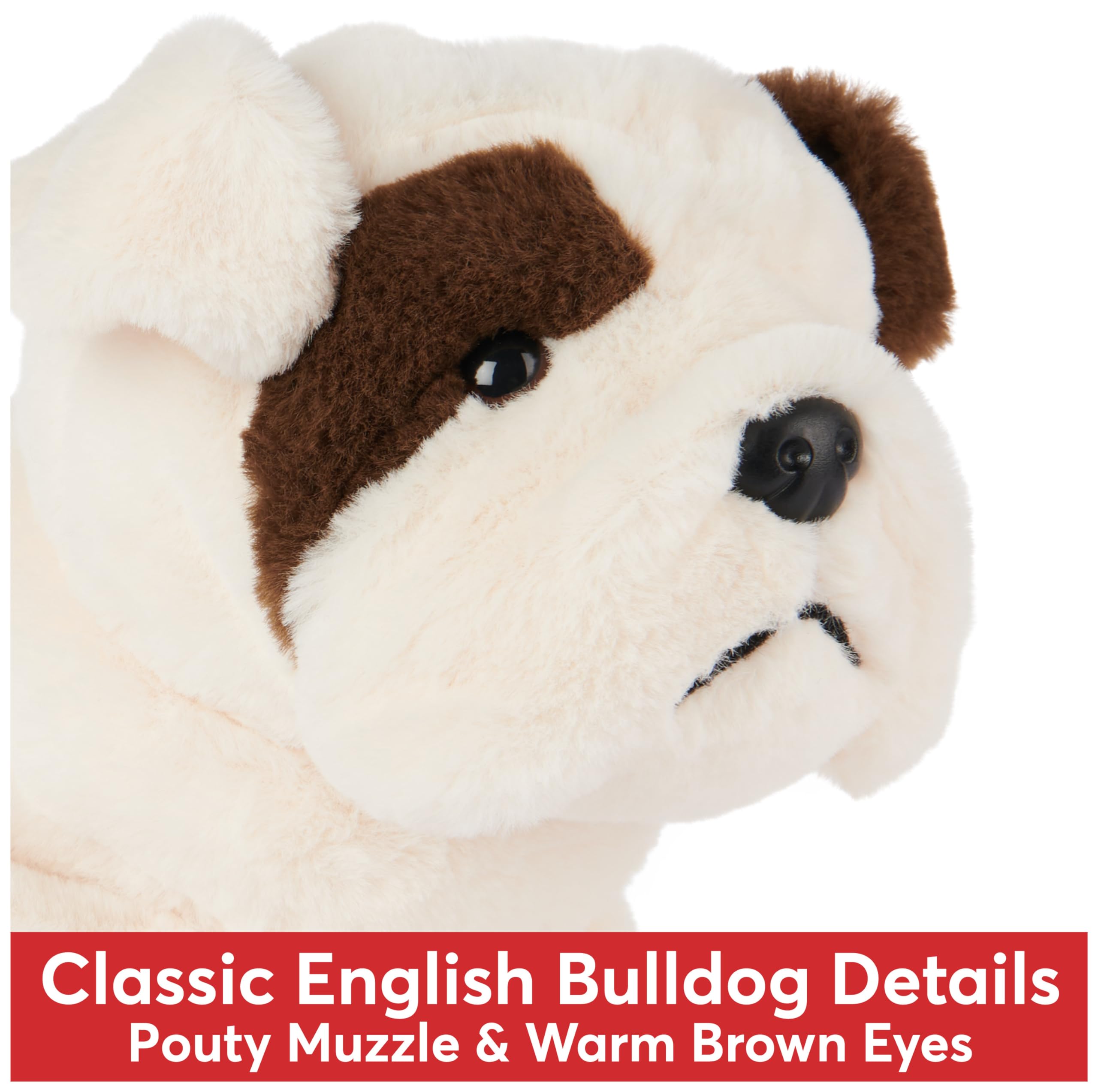 Foto 6 pulgar | Tostada De Peluche Con Forma De Cachorro De Bulldog Gund Para Niños De 1 Año O Más, Color Marrón Y Blanco -