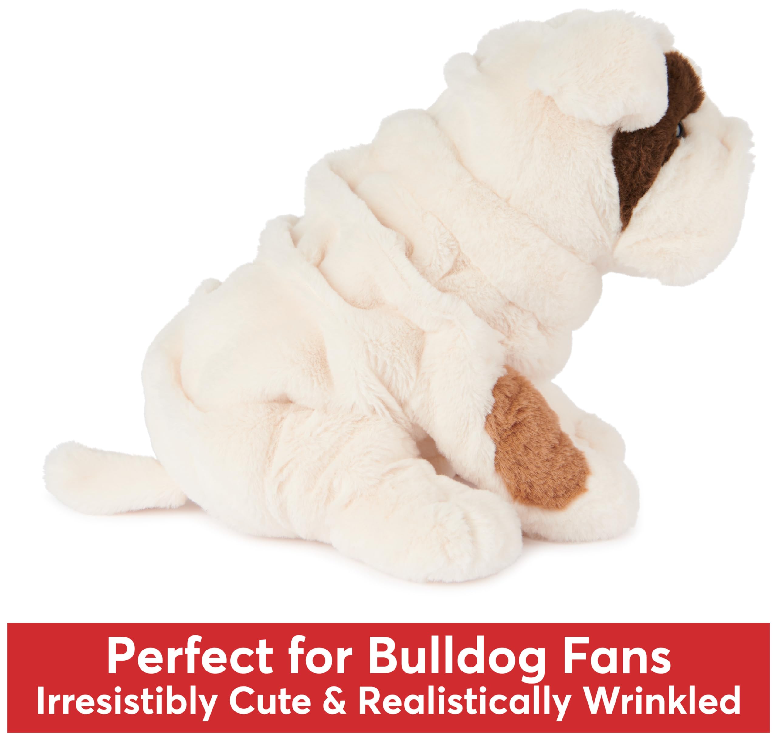 Foto 7 pulgar | Tostada De Peluche Con Forma De Cachorro De Bulldog Gund Para Niños De 1 Año O Más, Color Marrón Y Blanco -