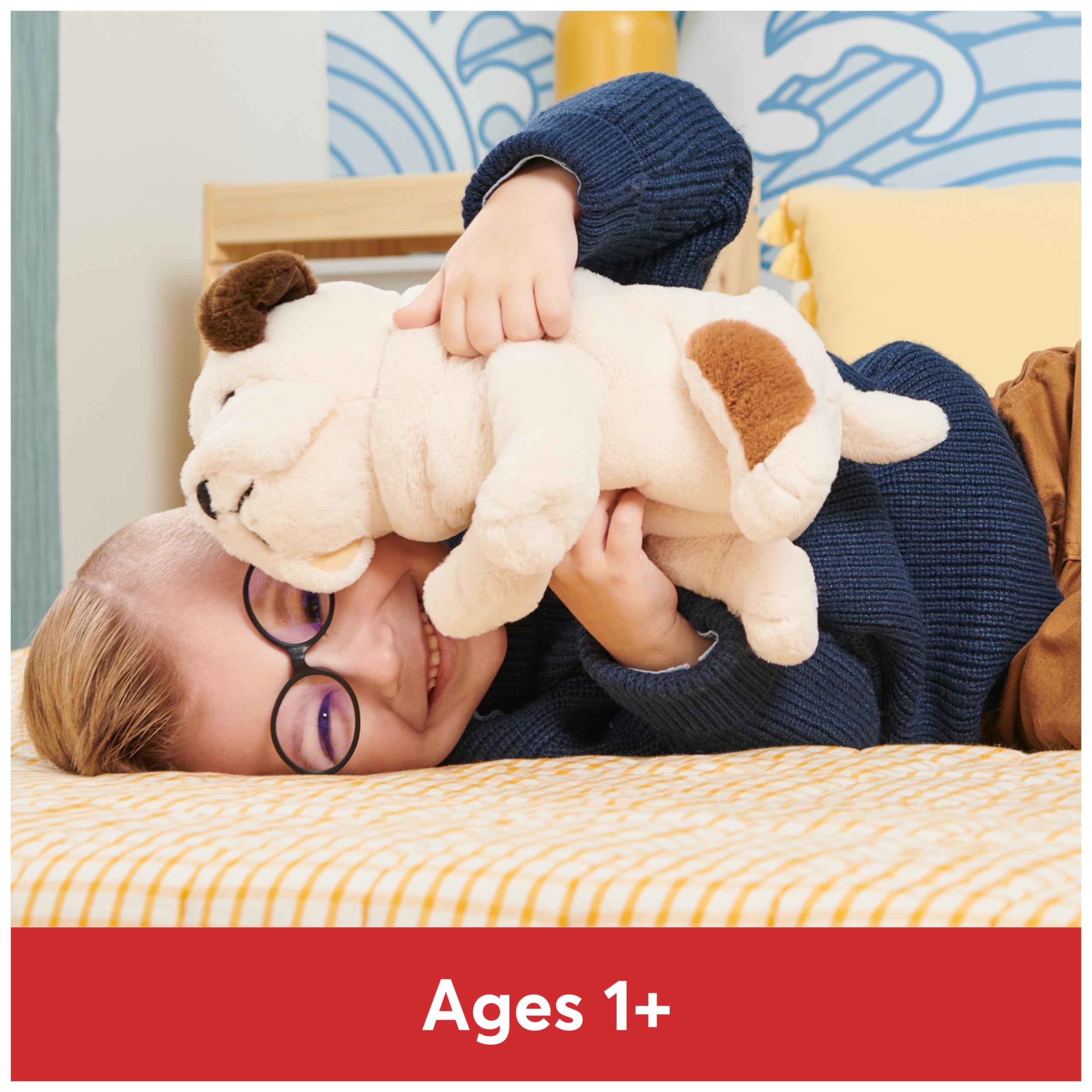 Foto 8 pulgar | Tostada De Peluche Con Forma De Cachorro De Bulldog Gund Para Niños De 1 Año O Más, Color Marrón Y Blanco -