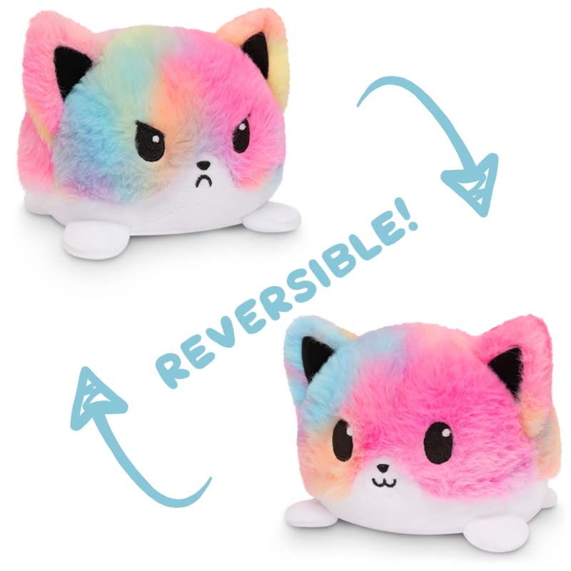 Foto 4 pulgar | Pushie Teeturtle The Original Reversible Fox Rainbow Tie-dye - Venta Internacional.
