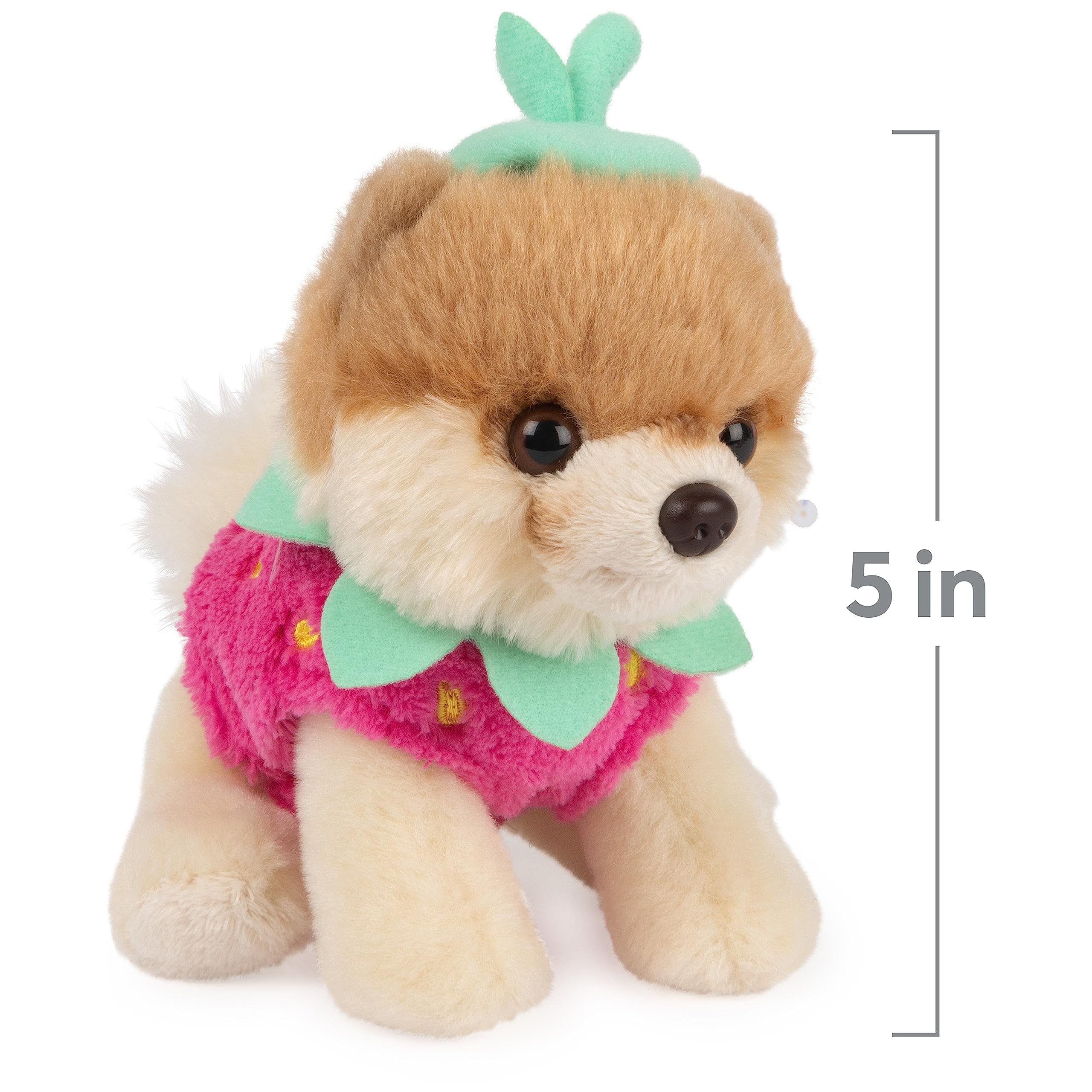 Foto 3 pulgar | Peluche Gund Boo, El Perro Más Lindo Del Mundo, Fresa, 13 Cm - Venta Internacional.