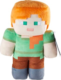 Foto 6 | Muñeco De Peluche Mattel Minecraft Basic Plush Alex Soft 20 Cm - Venta Internacional.