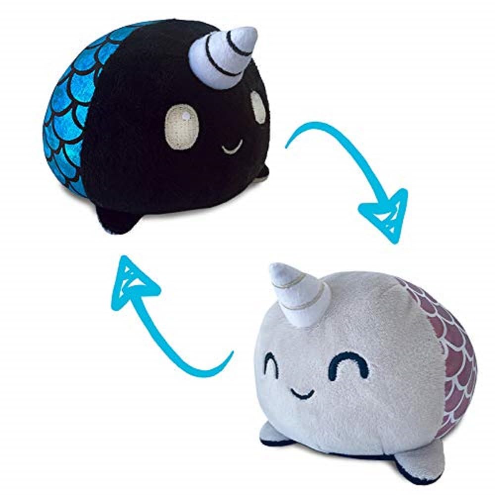 Plushie Teeturtle, La Sirena Narval Reversible Original - Venta Internacional.