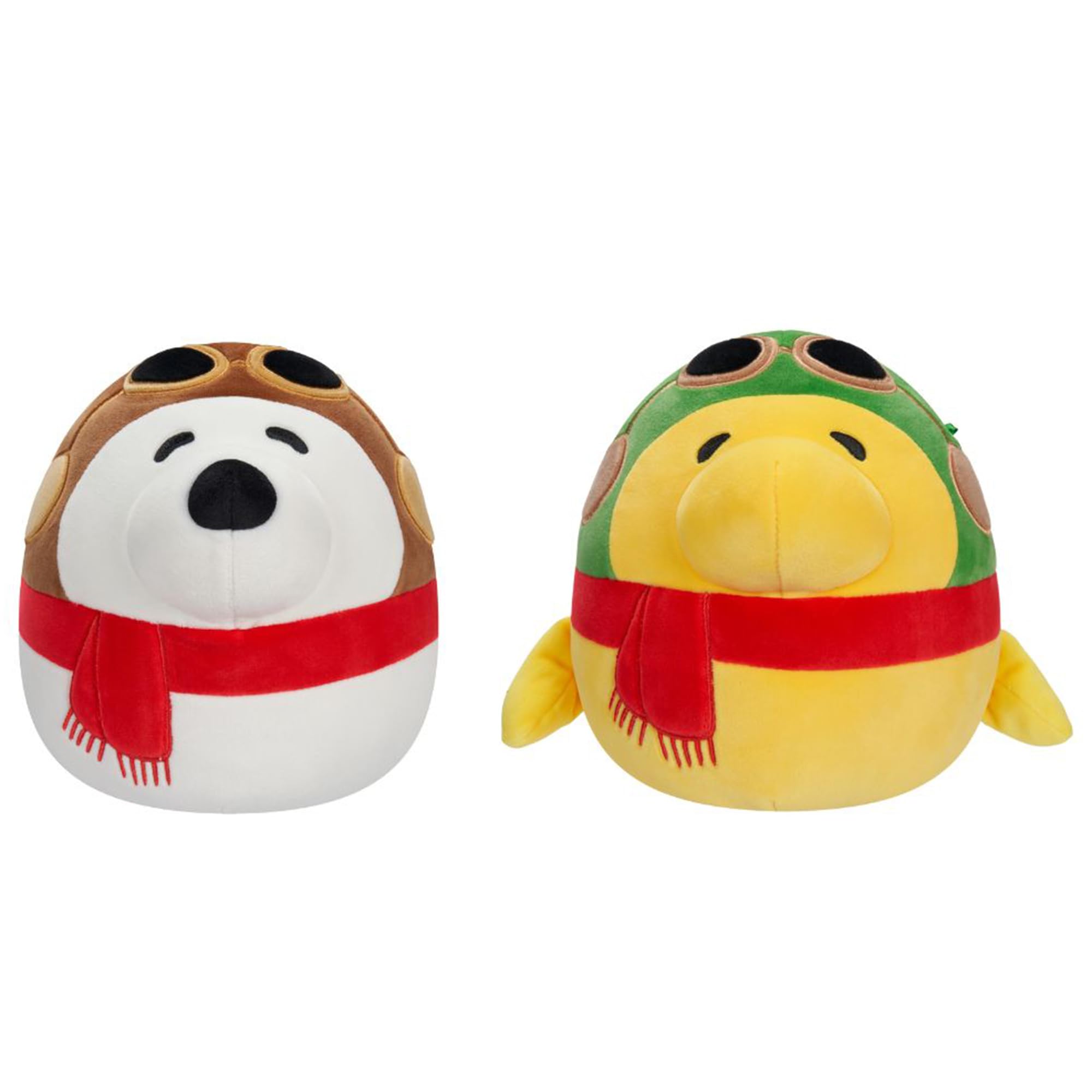 Foto 2 pulgar | Plush Squishmallows Original Peanuts Aviator Snoopy De 20 Cm Con Woodstock, Paquete De 2 - Venta Internacional.