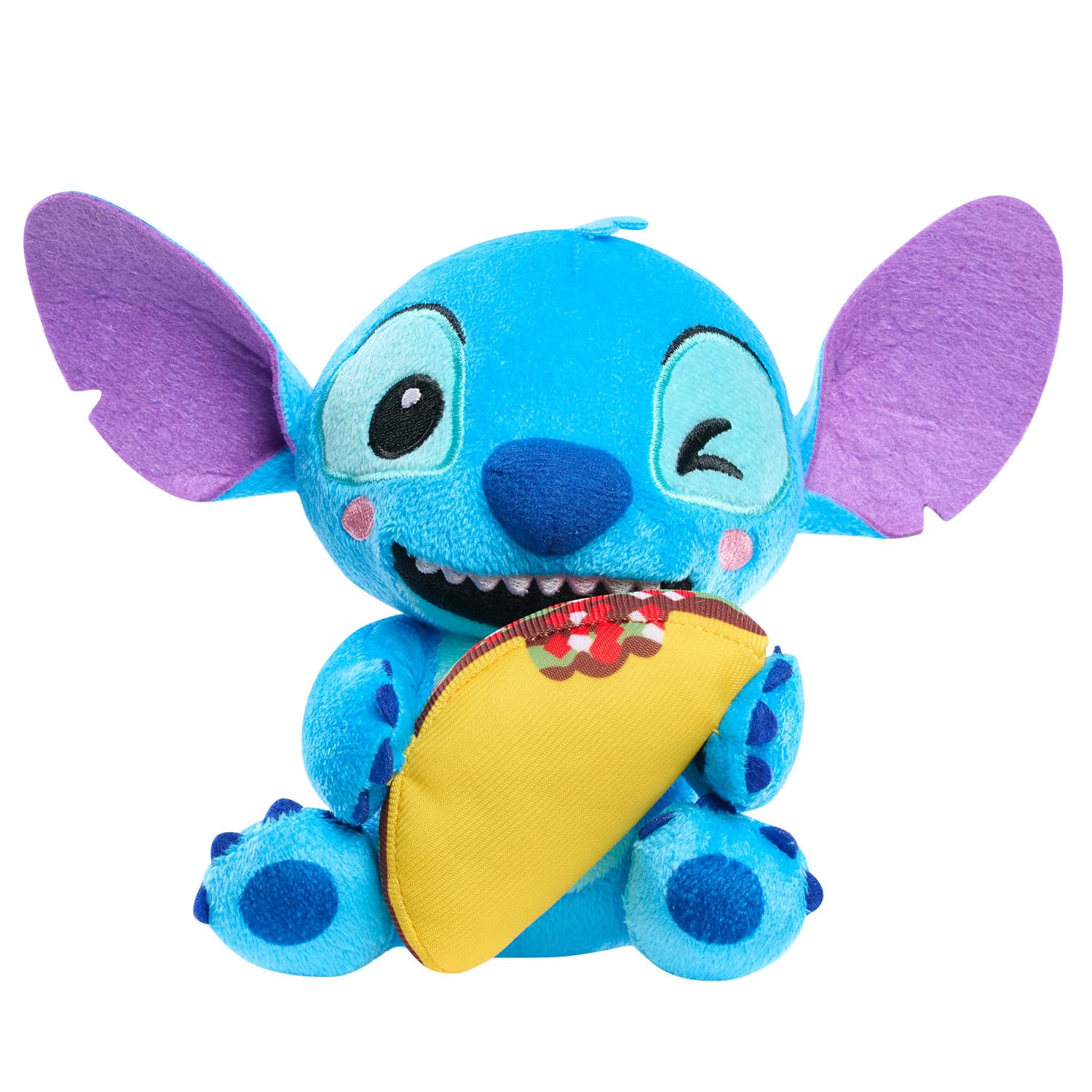 Foto 7 pulgar | Peluche De Peluche Just Play Stitch Disney De 18 Cm Con Taco - Venta Internacional.