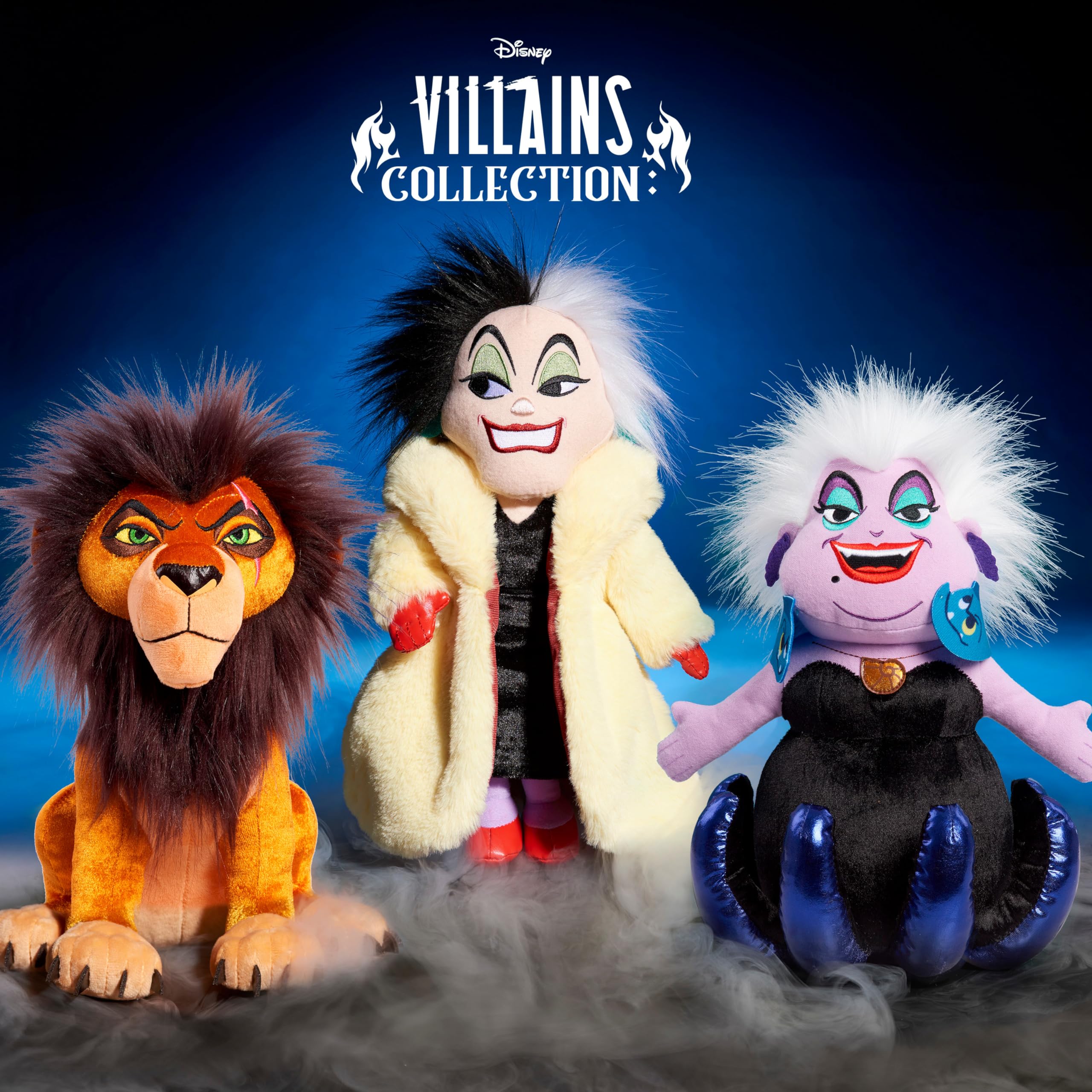 Foto 5 | Peluche De Just Play Disney Villains Cruella De Vil, 33 Cm - Venta Internacional.