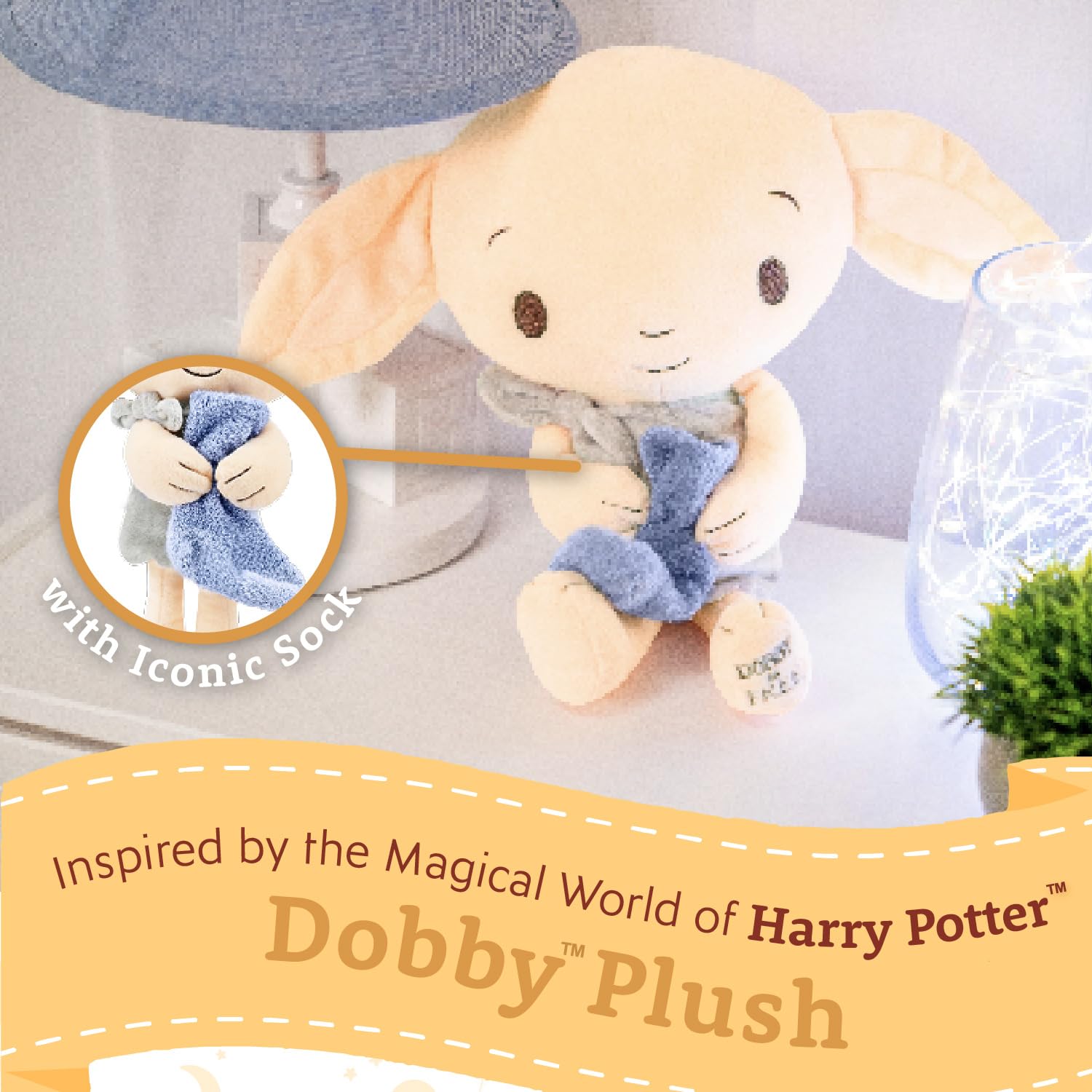 Foto 3 pulgar | Peluche Kids Preferred De Harry Potter Dobby Con Un Peso De 15 Cm - Venta Internacional.