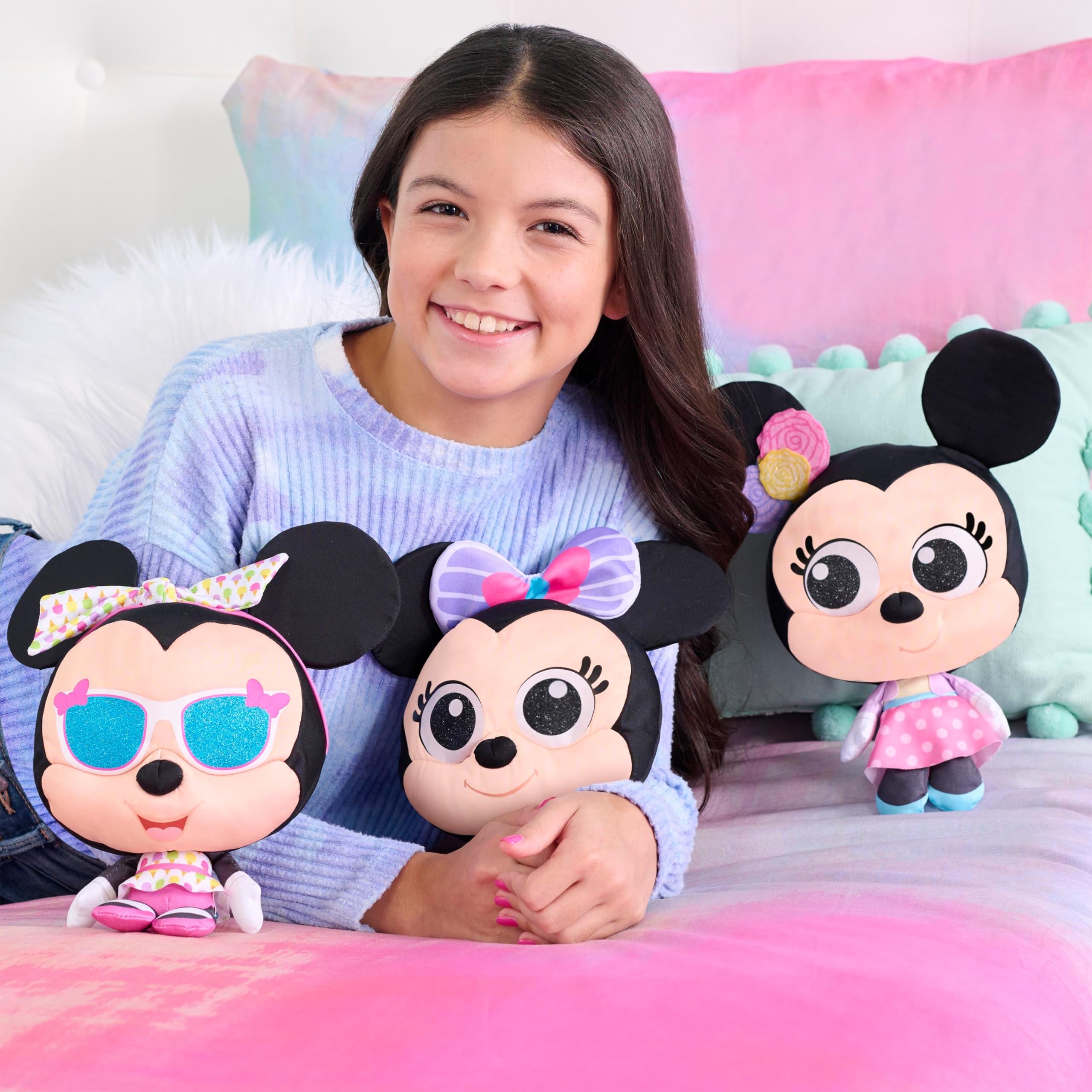 Foto 3 pulgar | Peluche Disney Doorables Puffables Minnie Mouse, 25 Cm - Venta Internacional.