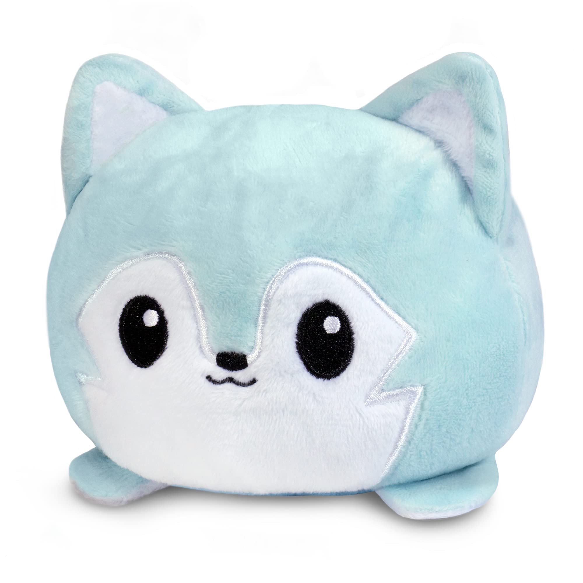 Foto 3 pulgar | Peluche Teeturtle Reversible Wolf Celestial White + Blue - Venta Internacional.